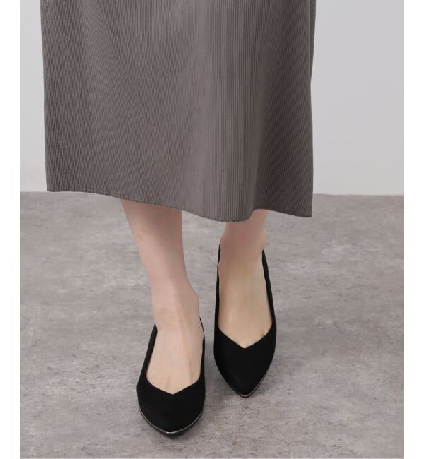  「3.5cmメタルラインウェッジ」|パンプス|