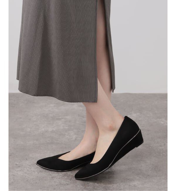  「3.5cmメタルラインウェッジ」|パンプス|