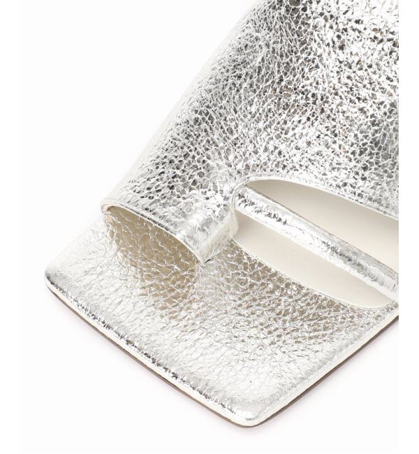 GRISE「《追加予約》GRISE5cmレザースクエアソフトトング」|サンダル|