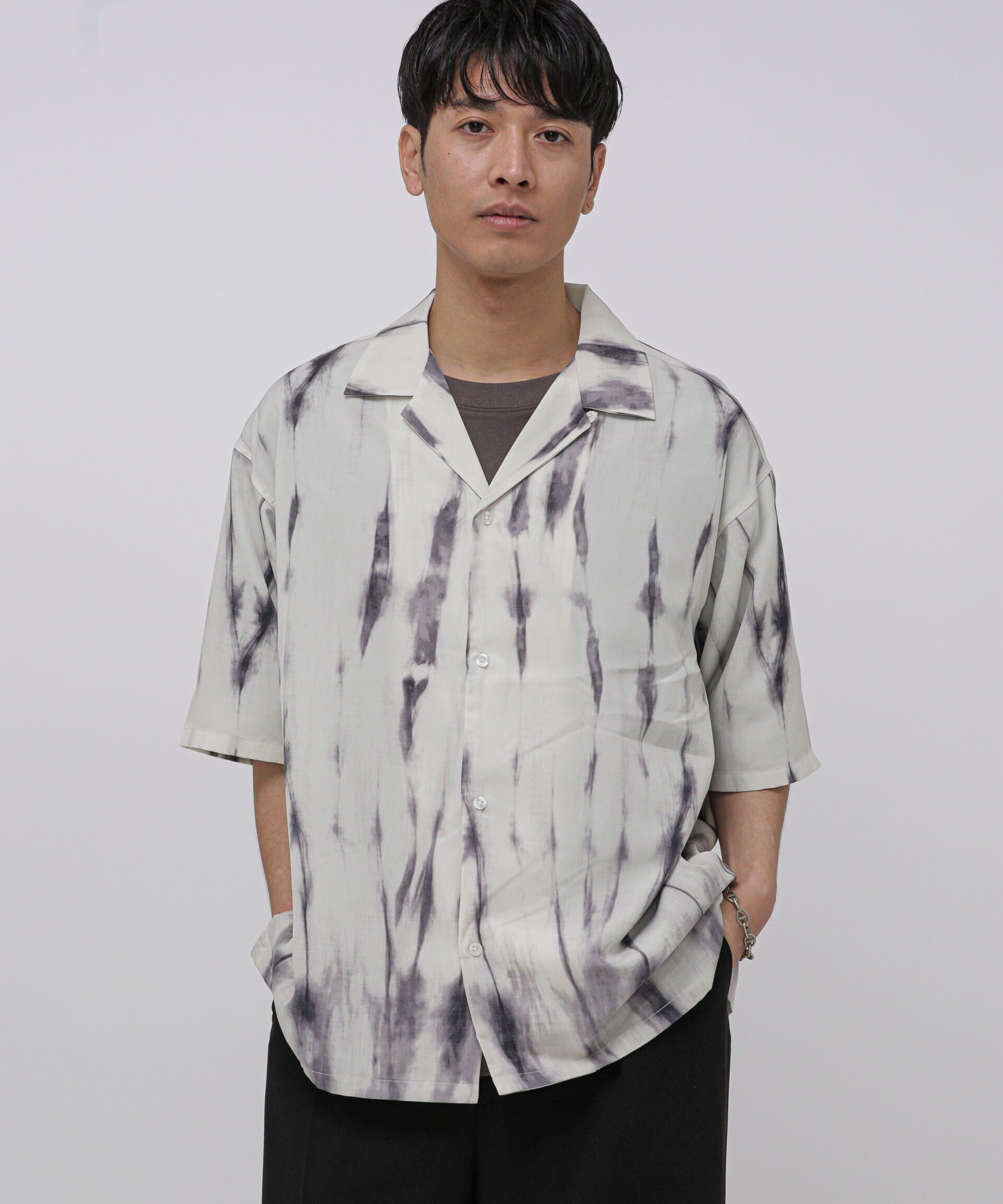 nano･universe「LB.04/総柄半袖シャツ」|シャツ・ブラウス|