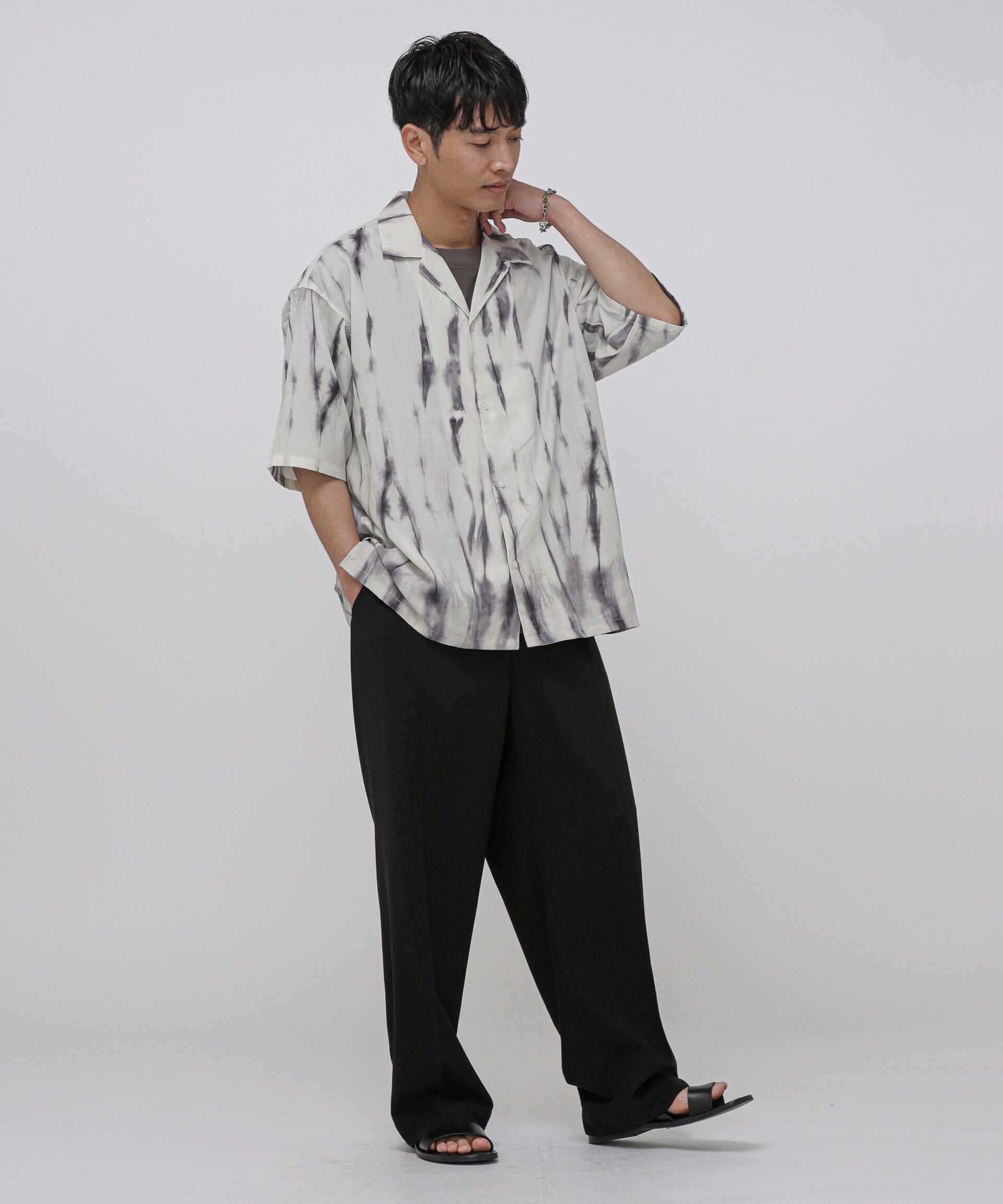 nano･universe「LB.04/総柄半袖シャツ」|シャツ・ブラウス|