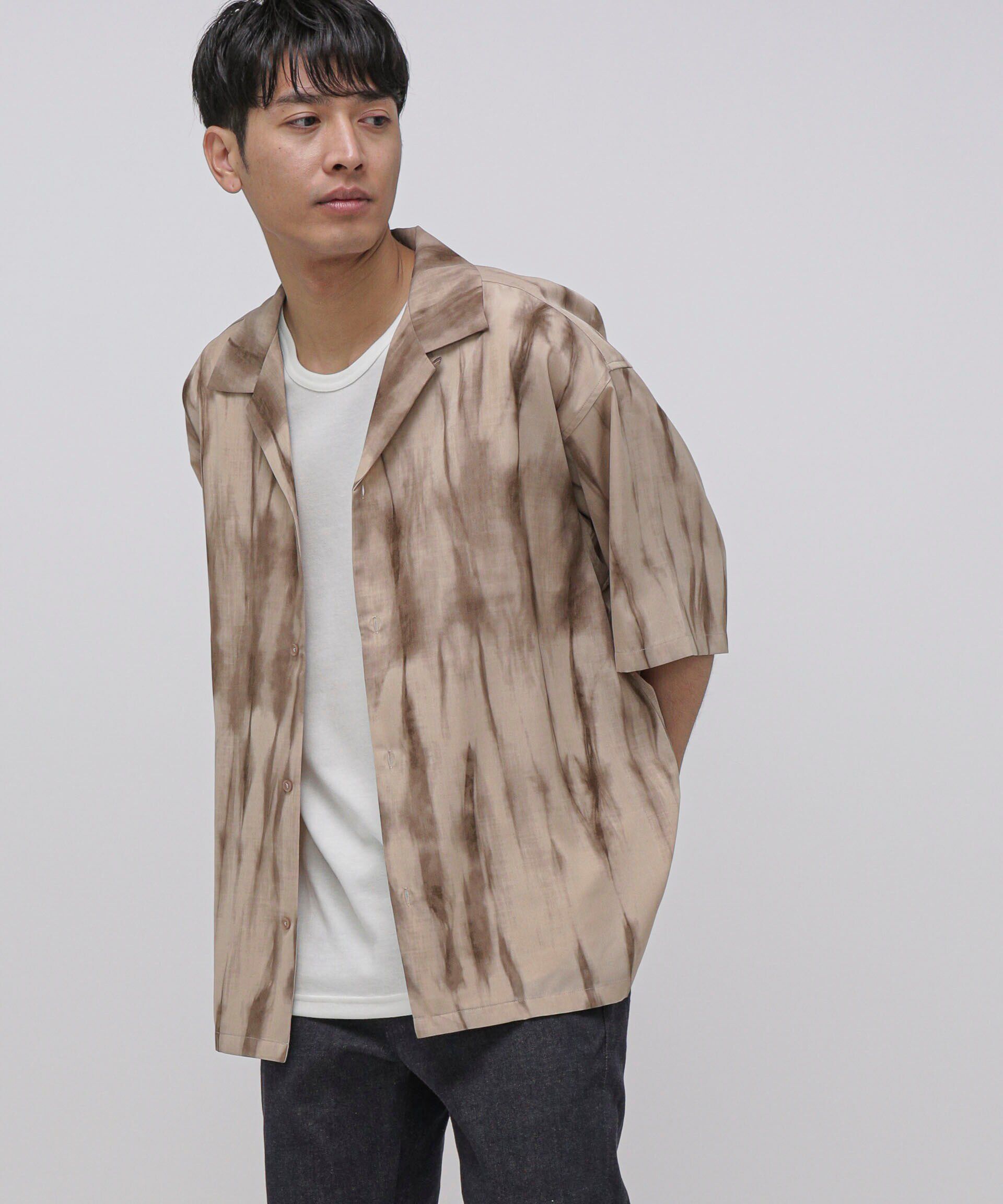 nano･universe「LB.04/総柄半袖シャツ」|シャツ・ブラウス|