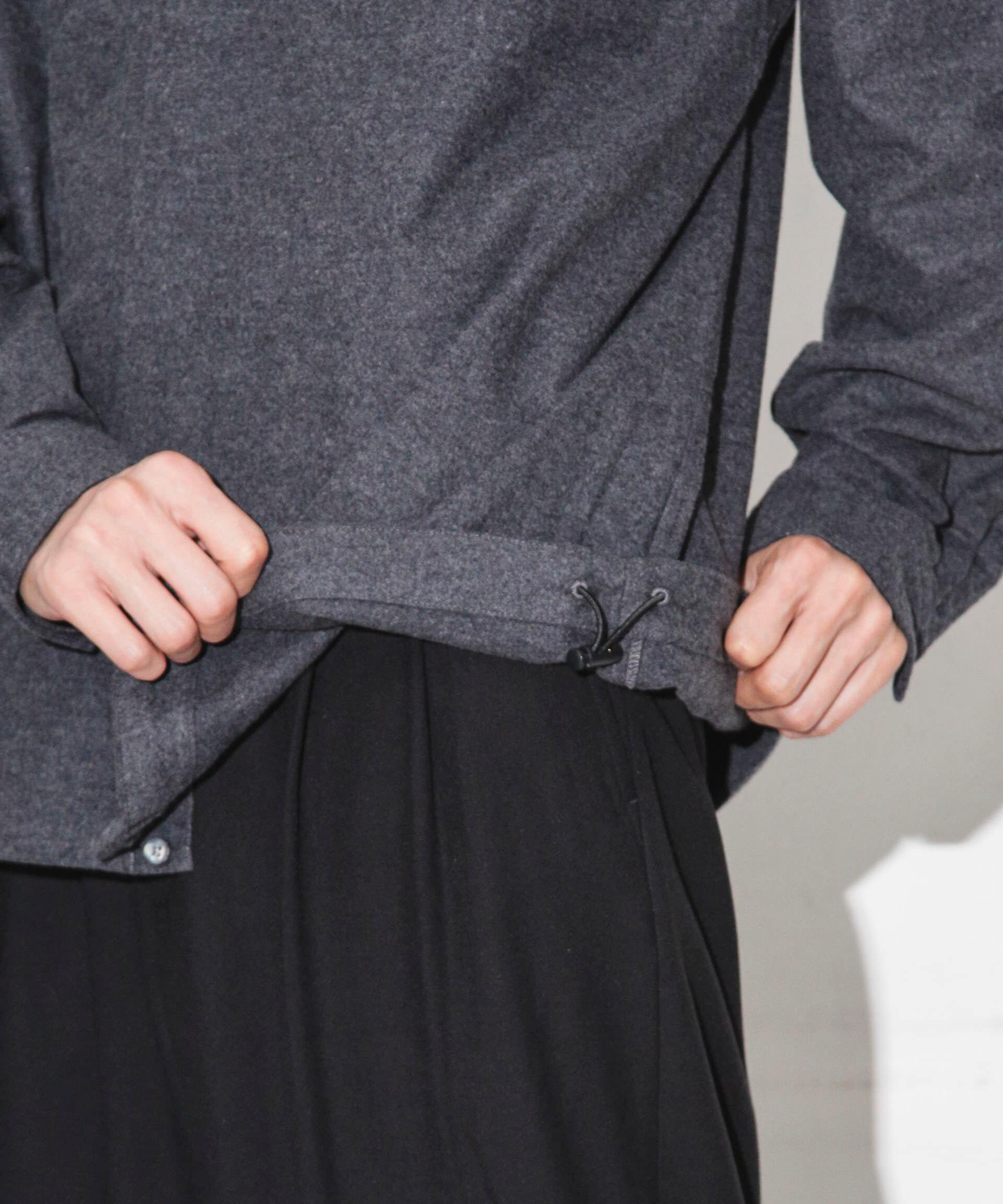 nano･universe「シャモアクロス スタンドカラーシャツ」|シャツ・ブラウス|