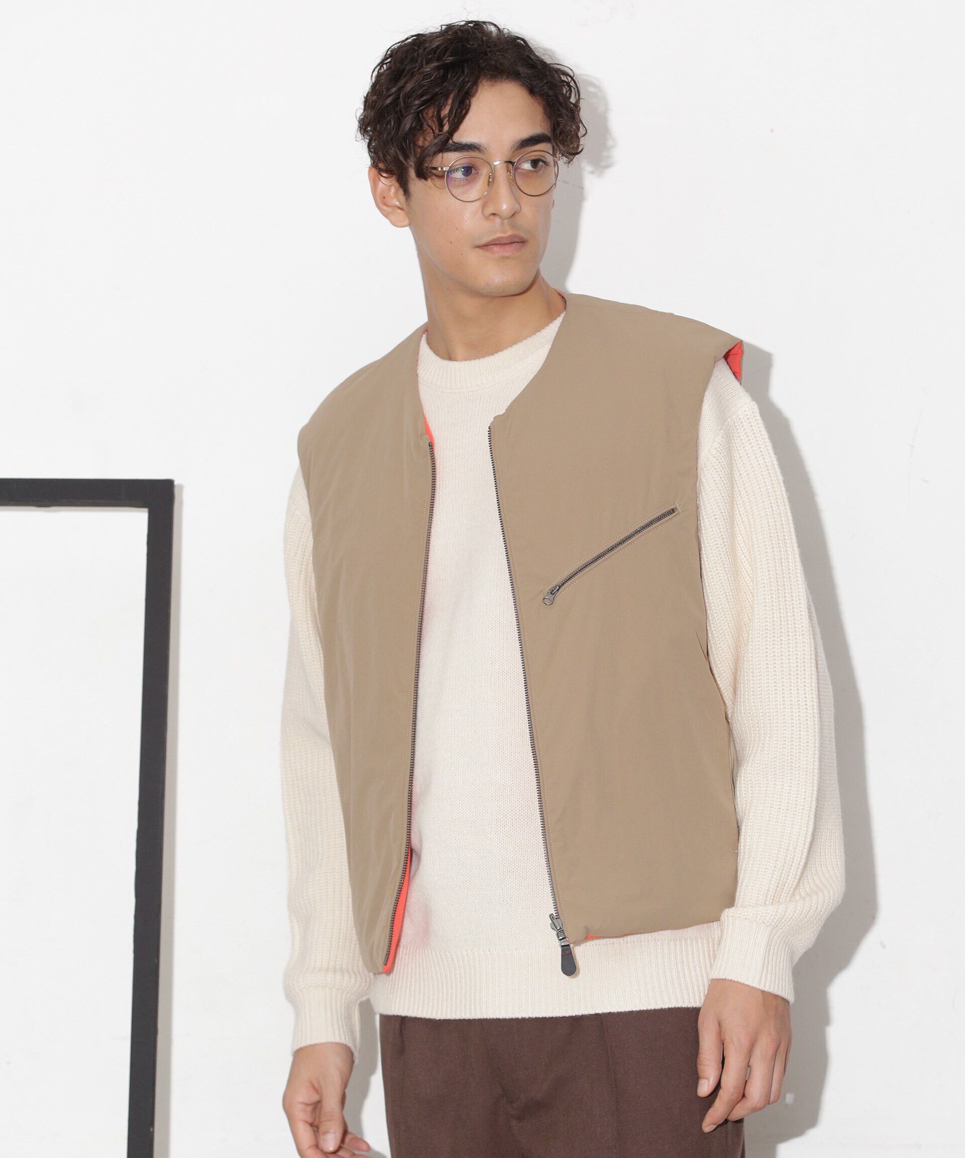 nano･universe「「CLIMASHIELD」別注カラーバリエーションベスト(セットアップ可)」|ダウンベスト・ベスト|