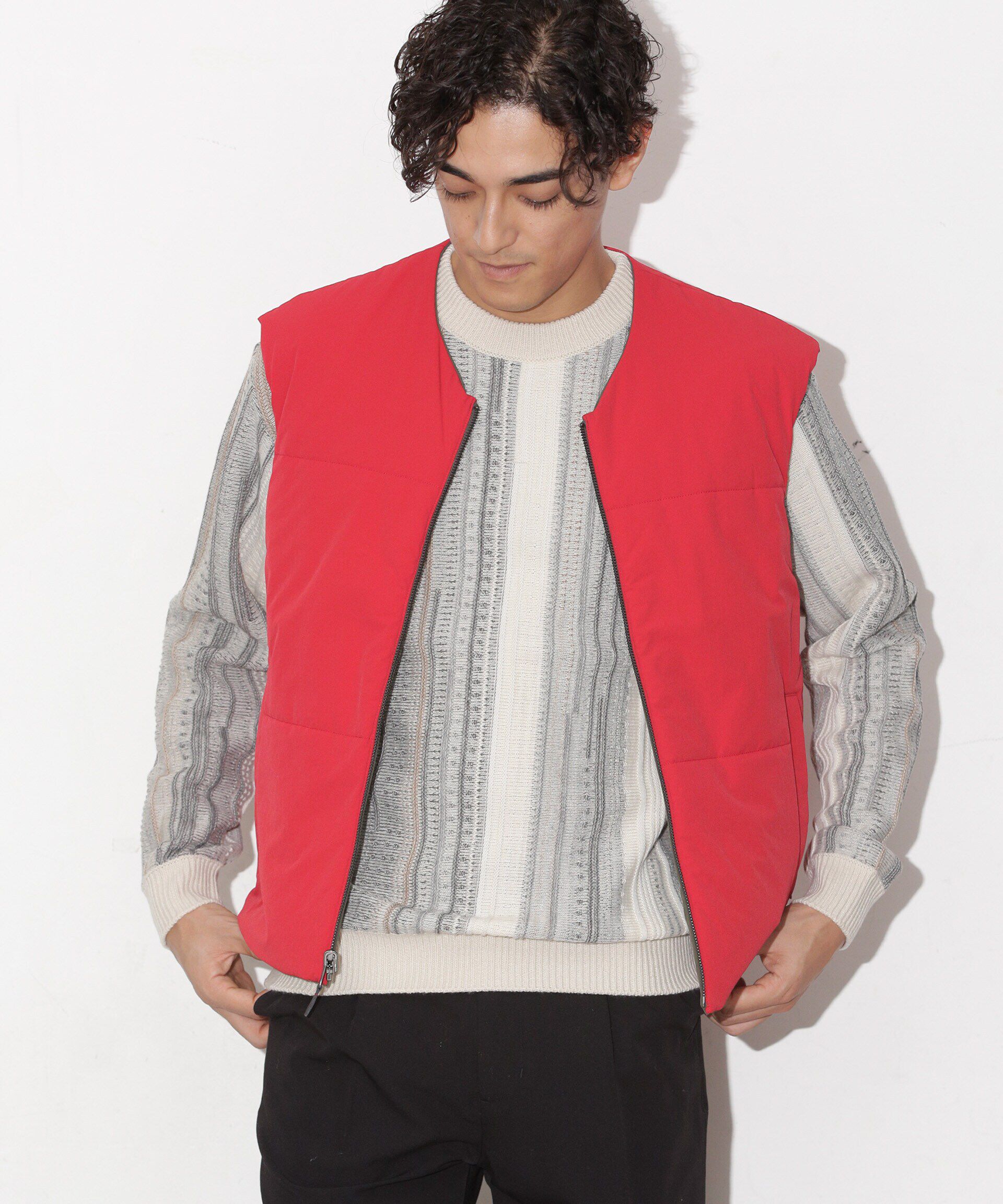 nano･universe「「CLIMASHIELD」別注カラーバリエーションベスト(セットアップ可)」|ダウンベスト・ベスト|