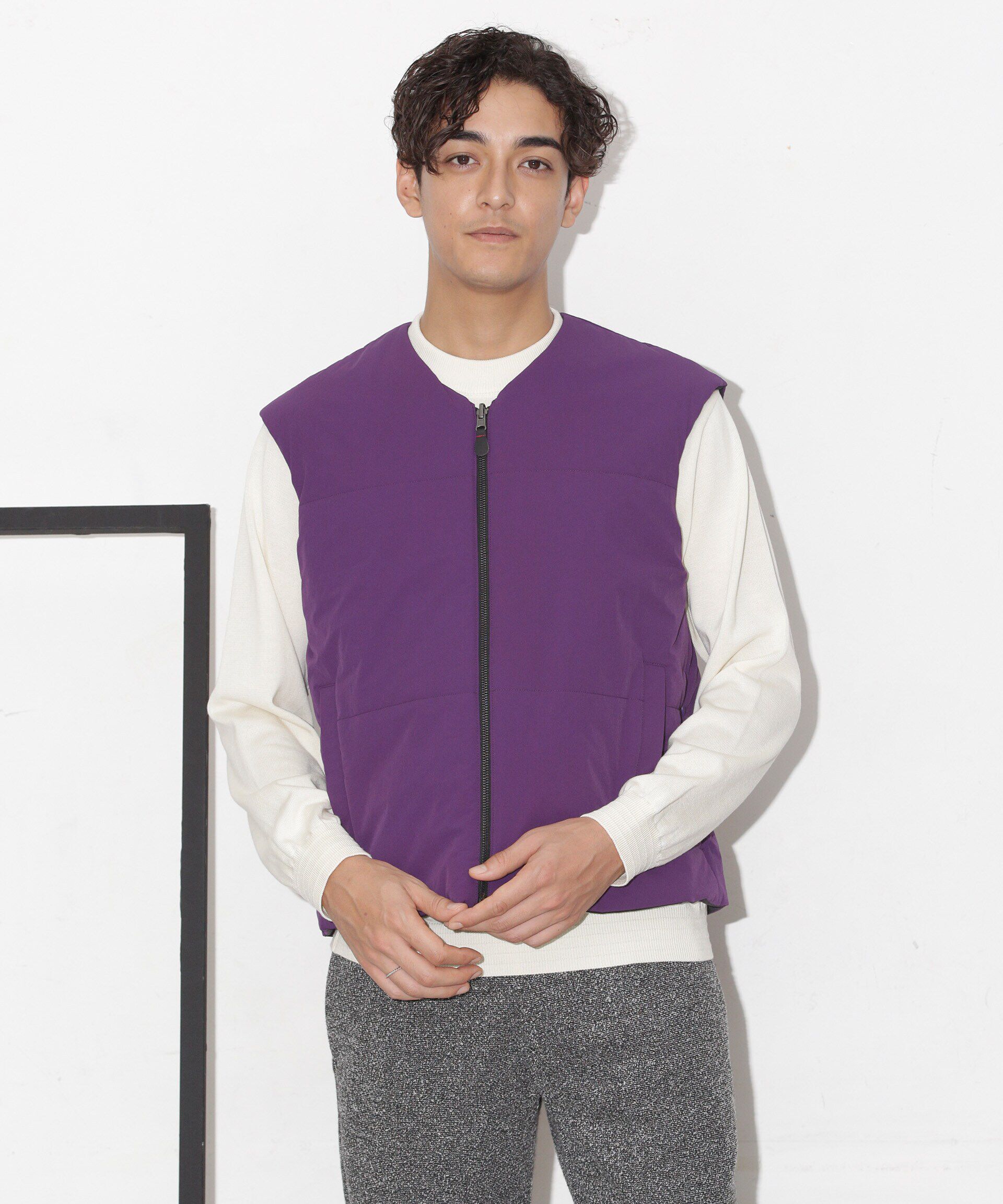 nano･universe「「CLIMASHIELD」別注カラーバリエーションベスト(セットアップ可)」|ダウンベスト・ベスト|