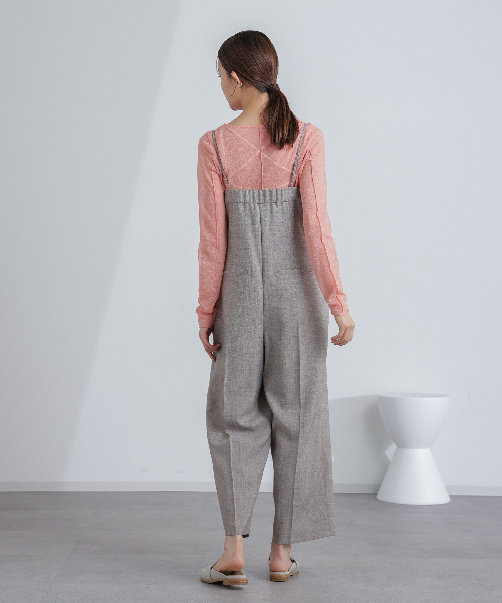 nano･universe「梨地シアーカットトップス」|Tシャツ・カットソー|