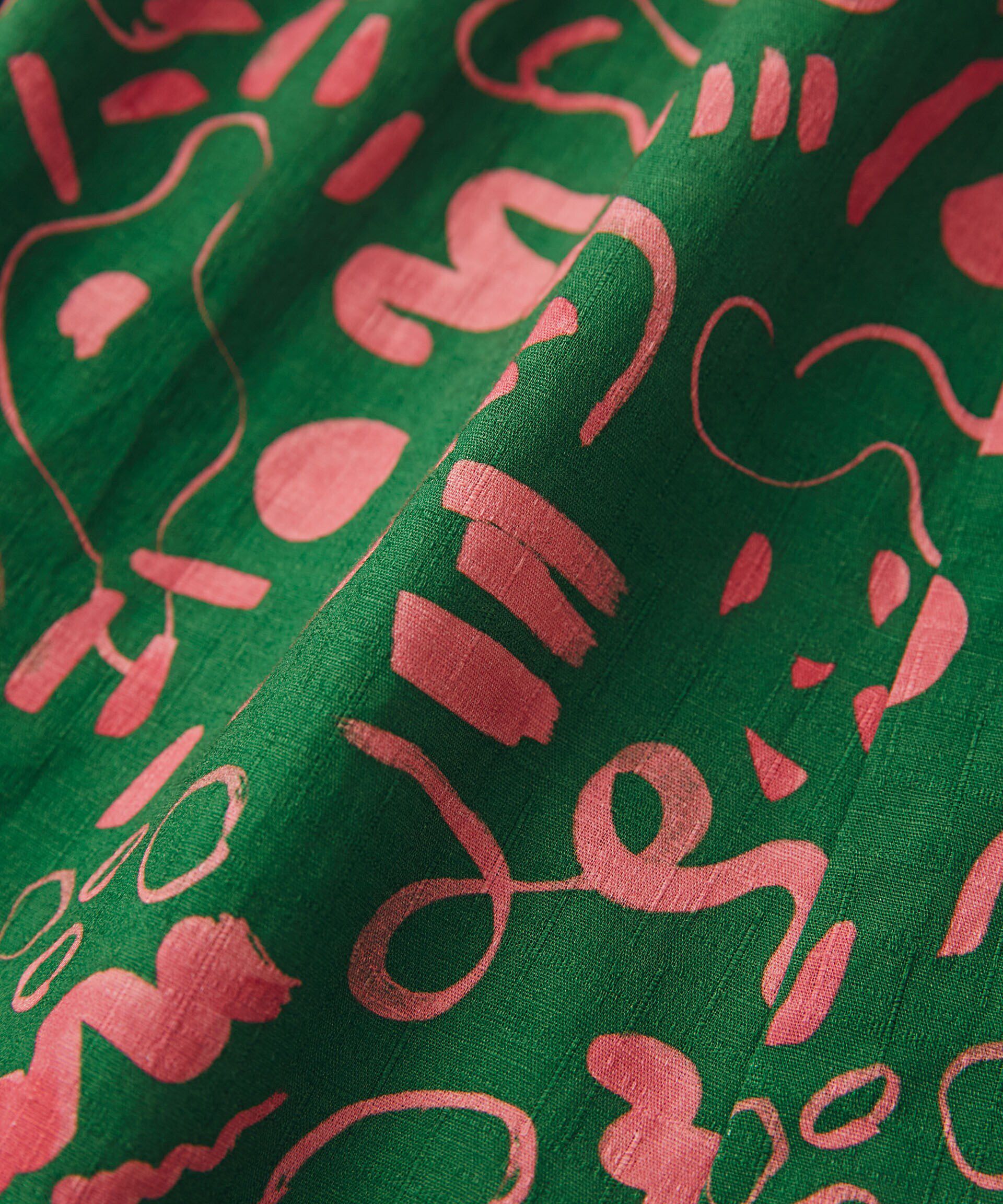 nano･universe「ブッチャープリントギャザースカート」|スカート|