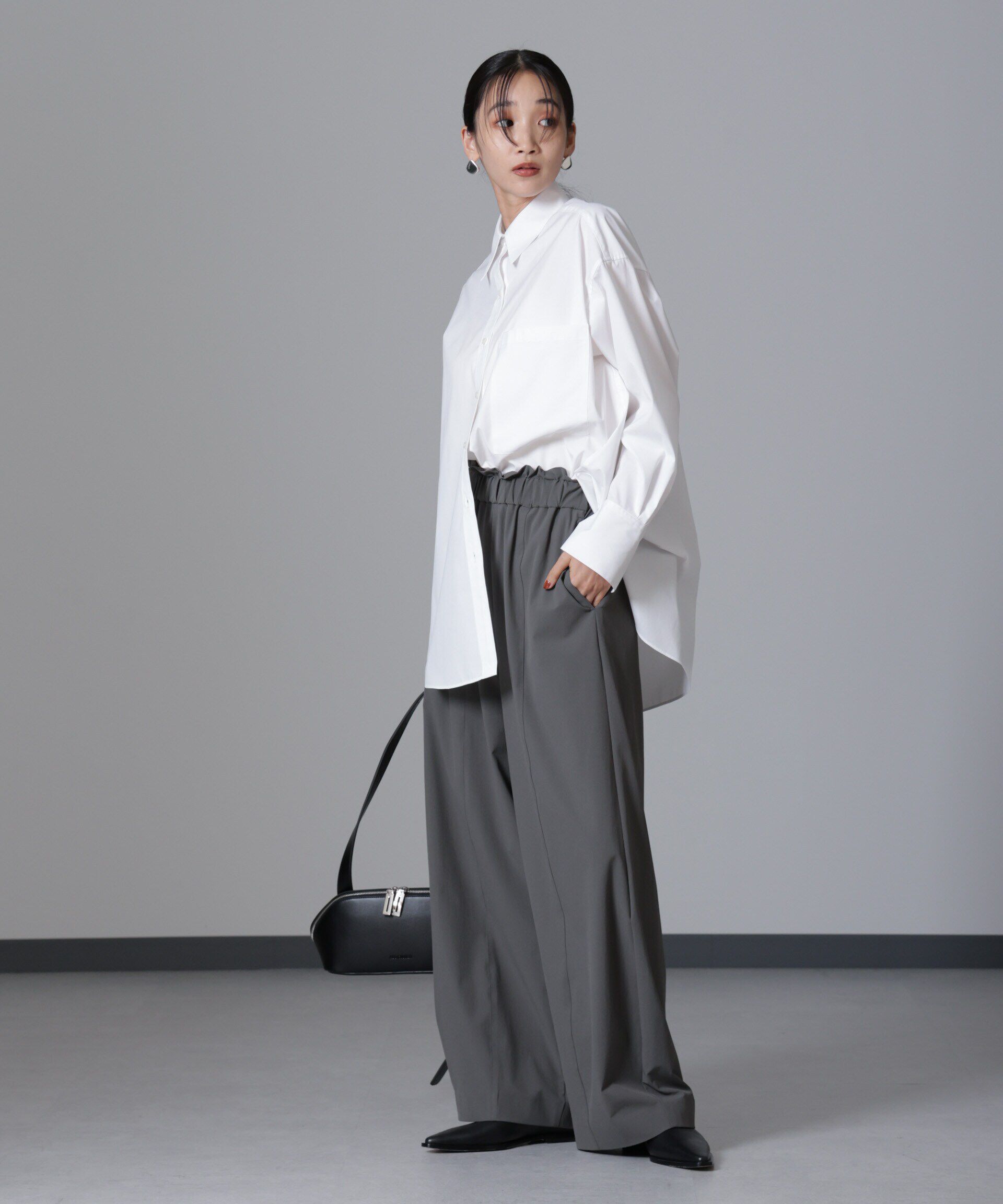 nano･universe「バッククロスオーバーシャツ」|シャツ・ブラウス|