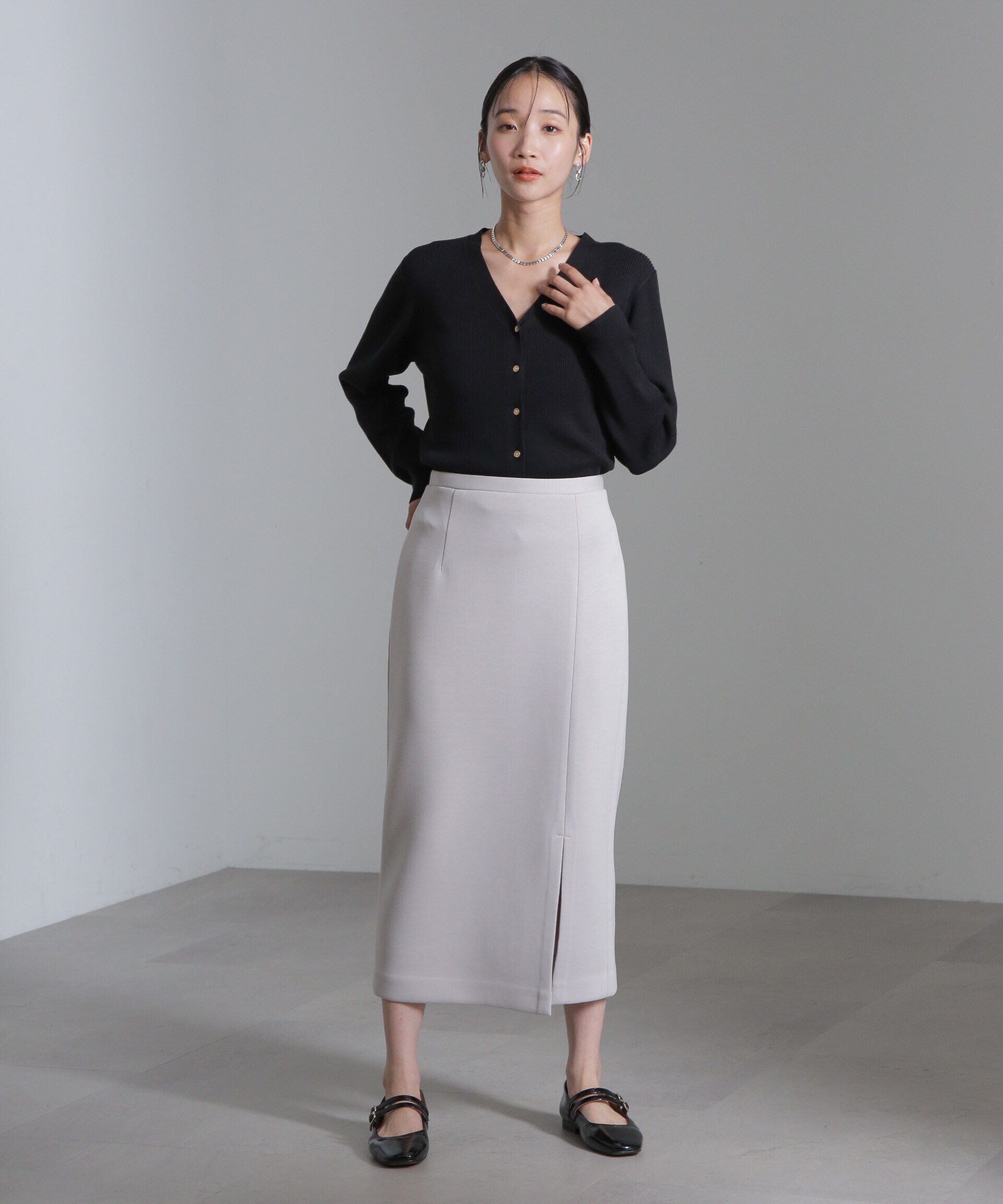 nano･universe「ダンボールIラインスカート(セットアップ可)」|スカート|