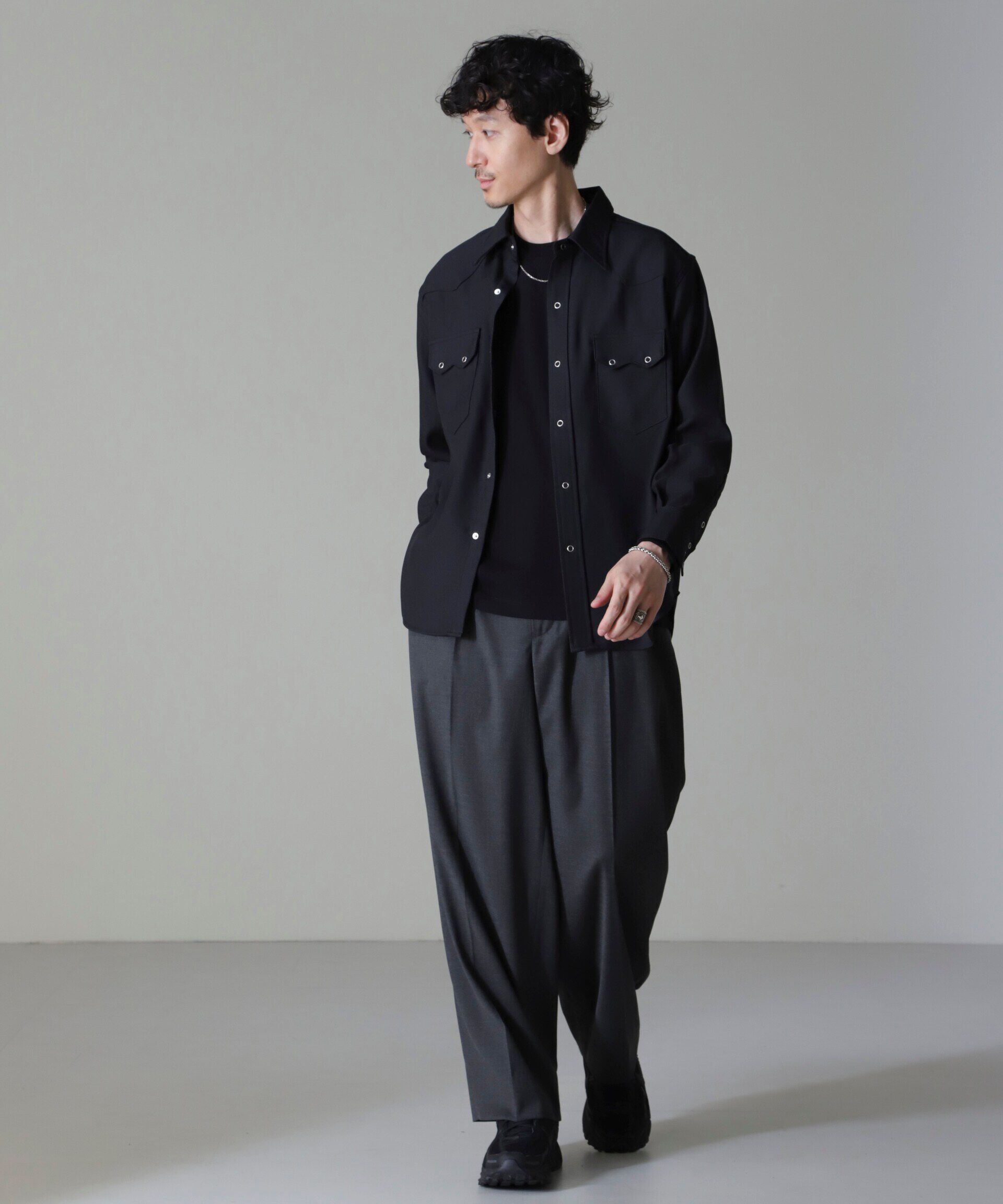 nano･universe「Wrangler/別注 Western Shirt」|シャツ・ブラウス|