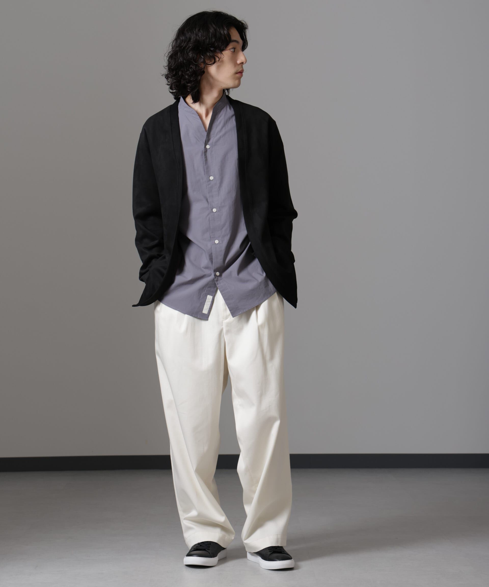 nano･universe「フェイクスエードトッパーカーディガン 24AW」|Tシャツ・カットソー|