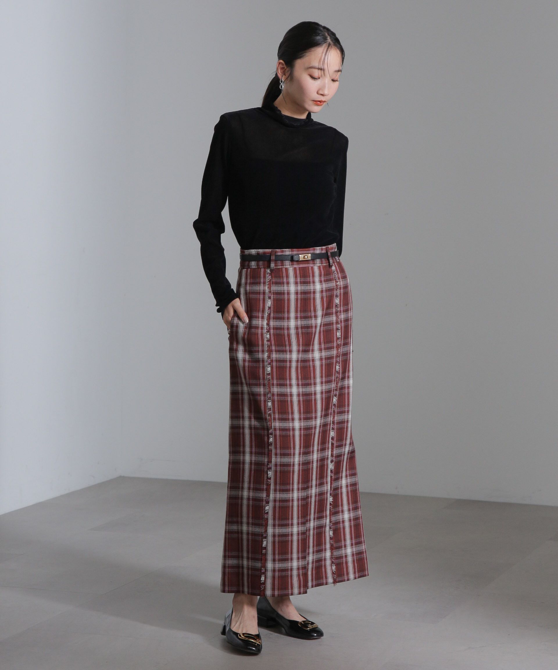 nano･universe「ベロアチュールタートルプルオーバー」|Tシャツ・カットソー|