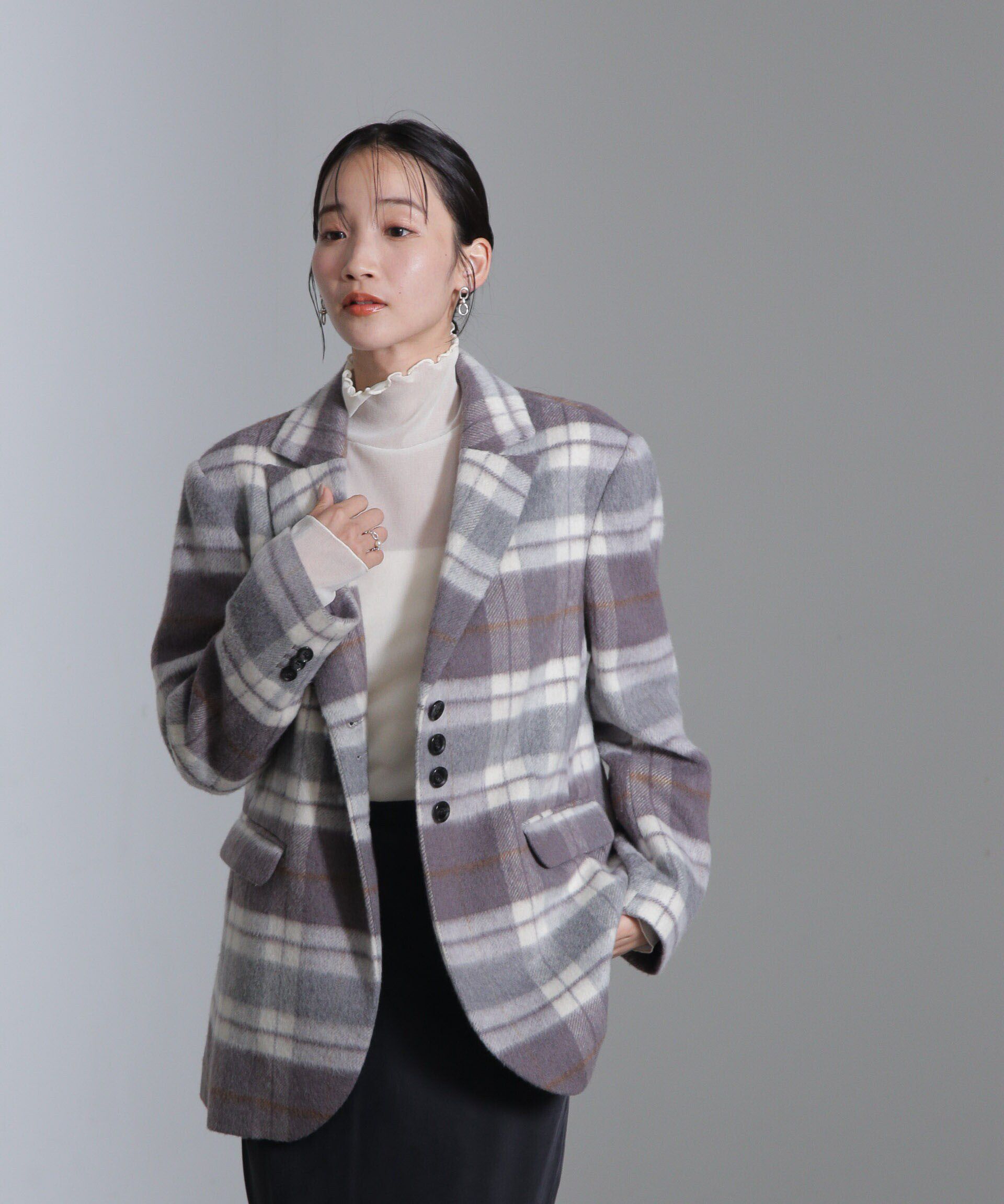 nano･universe「ベロアチュールタートルプルオーバー」|Tシャツ・カットソー|