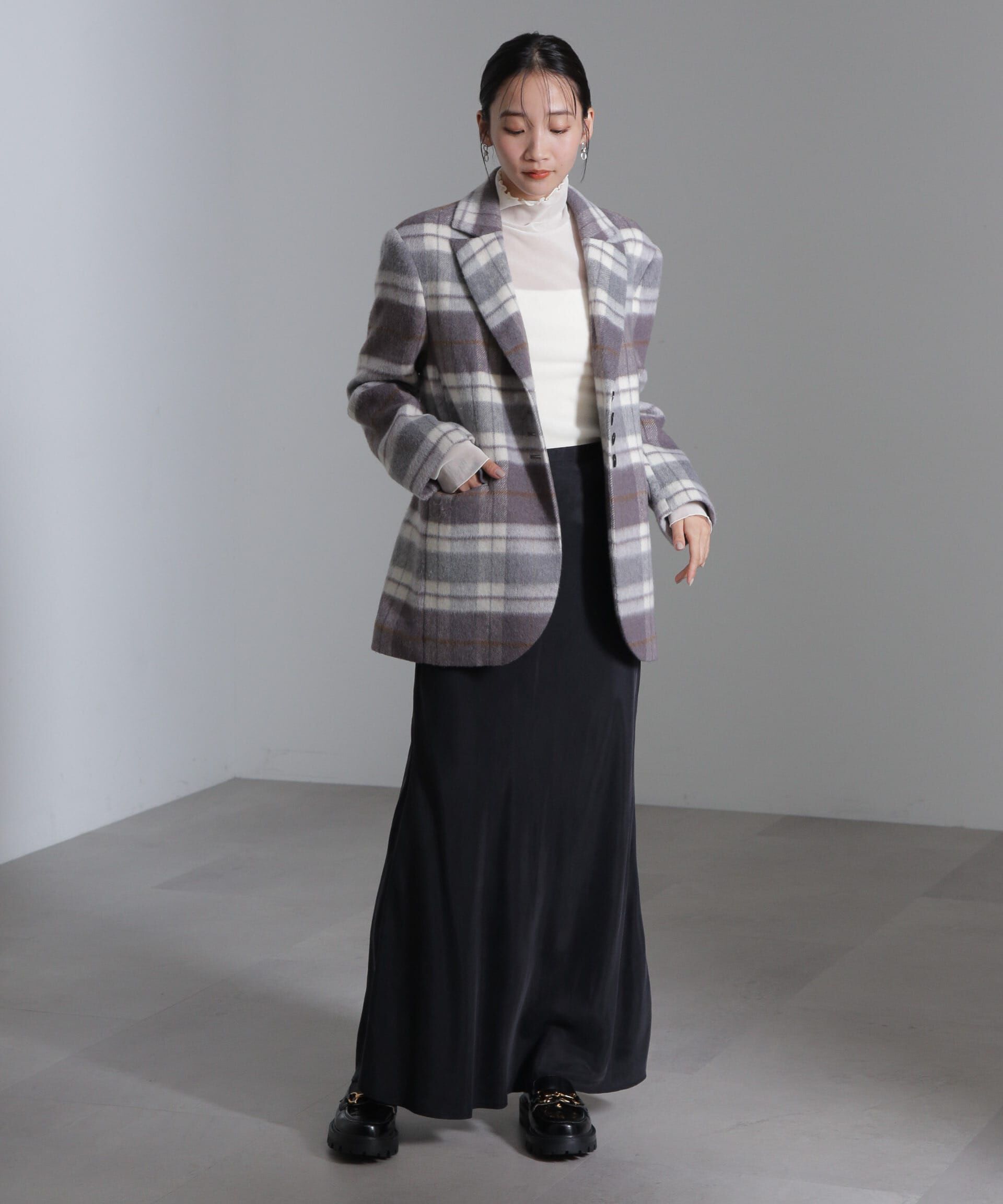 nano･universe「ベロアチュールタートルプルオーバー」|Tシャツ・カットソー|