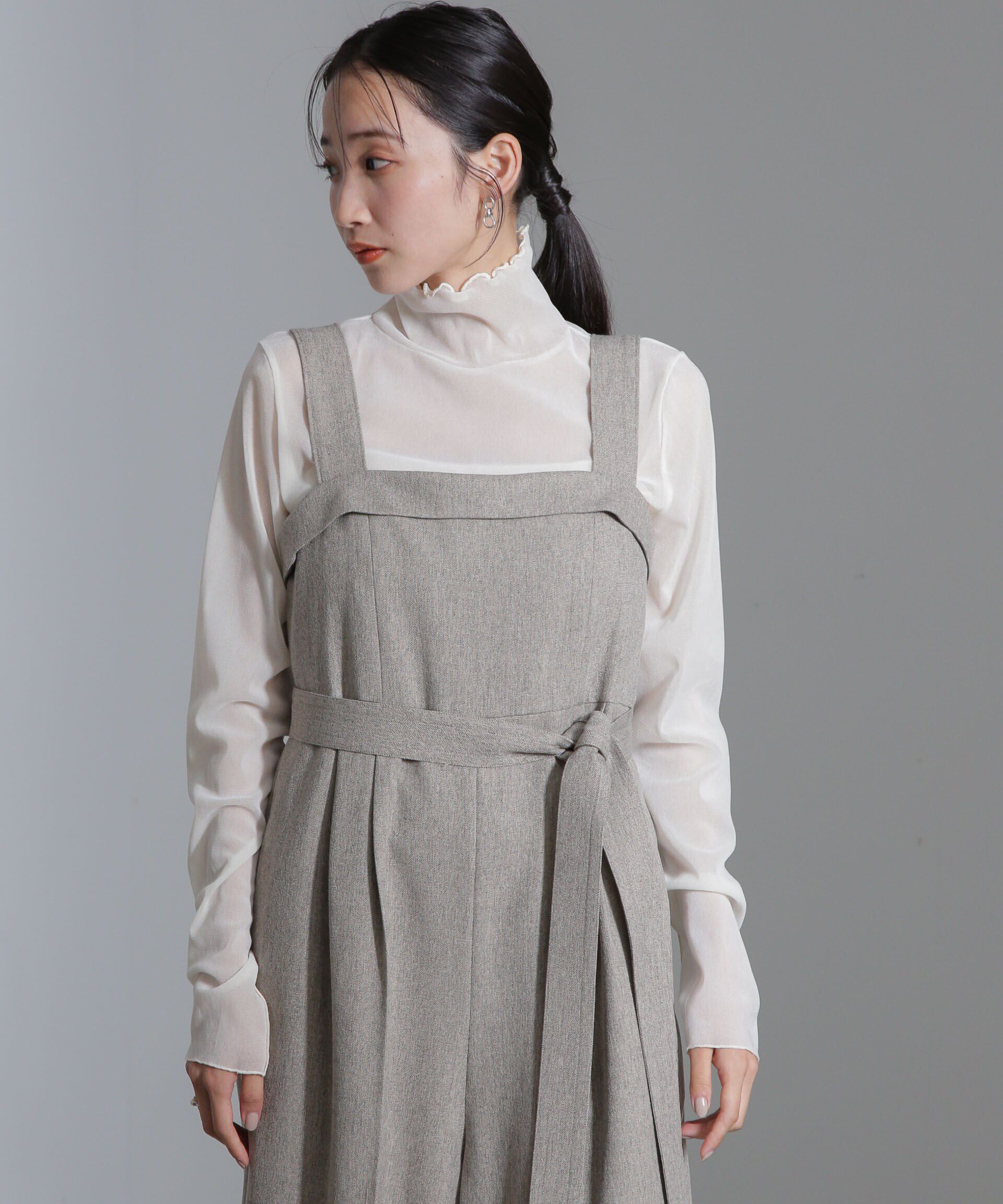 nano･universe「ベロアチュールタートルプルオーバー」|Tシャツ・カットソー|