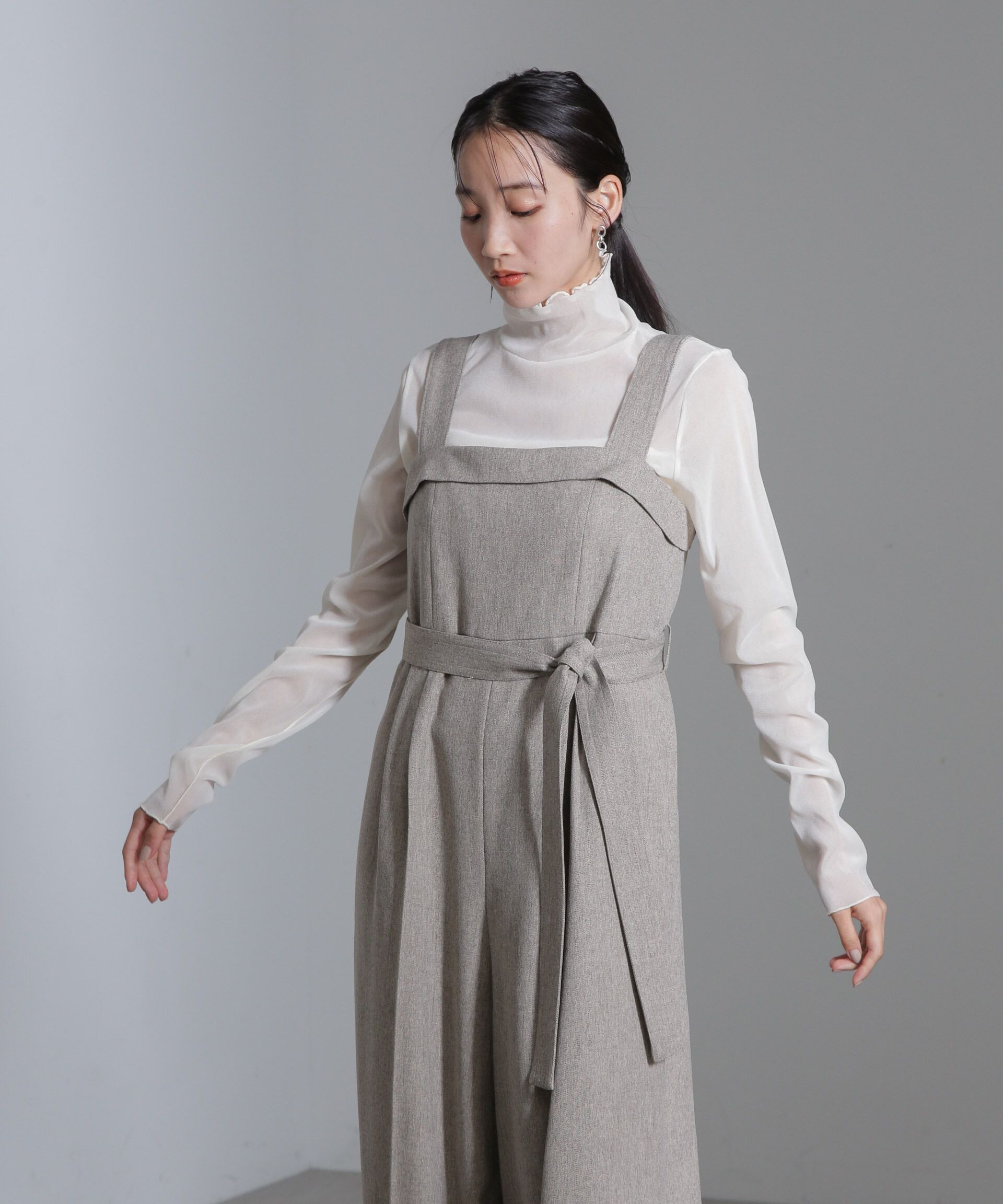 nano･universe「ベロアチュールタートルプルオーバー」|Tシャツ・カットソー|