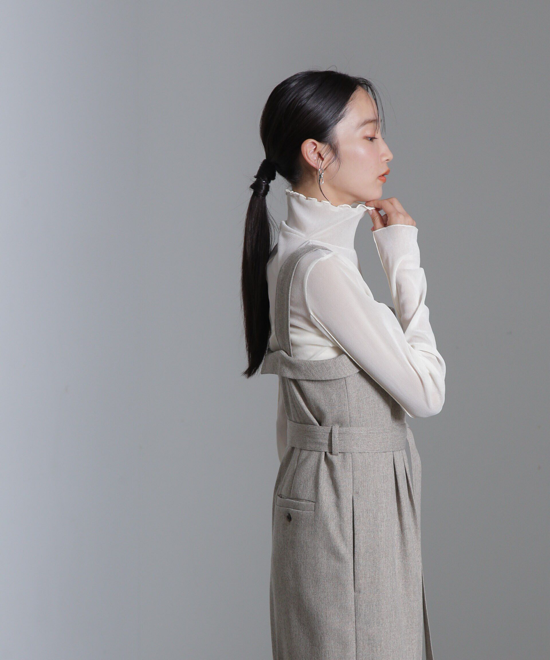 nano･universe「ベロアチュールタートルプルオーバー」|Tシャツ・カットソー|