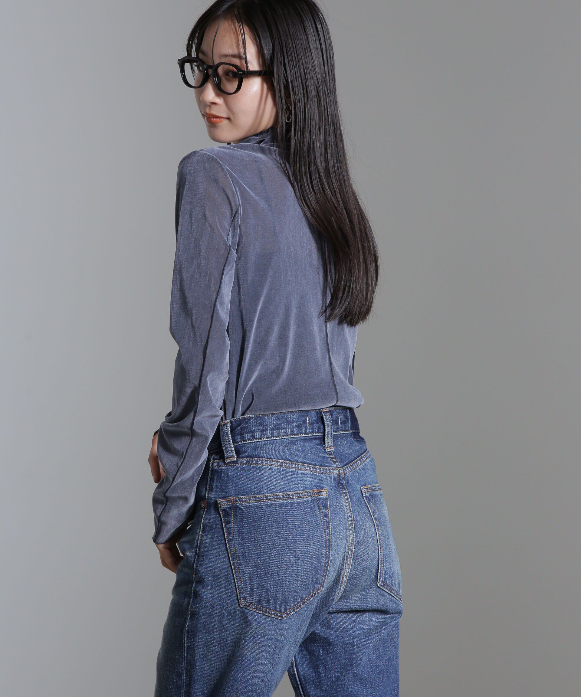 nano･universe「ベロアチュールタートルプルオーバー」|Tシャツ・カットソー|