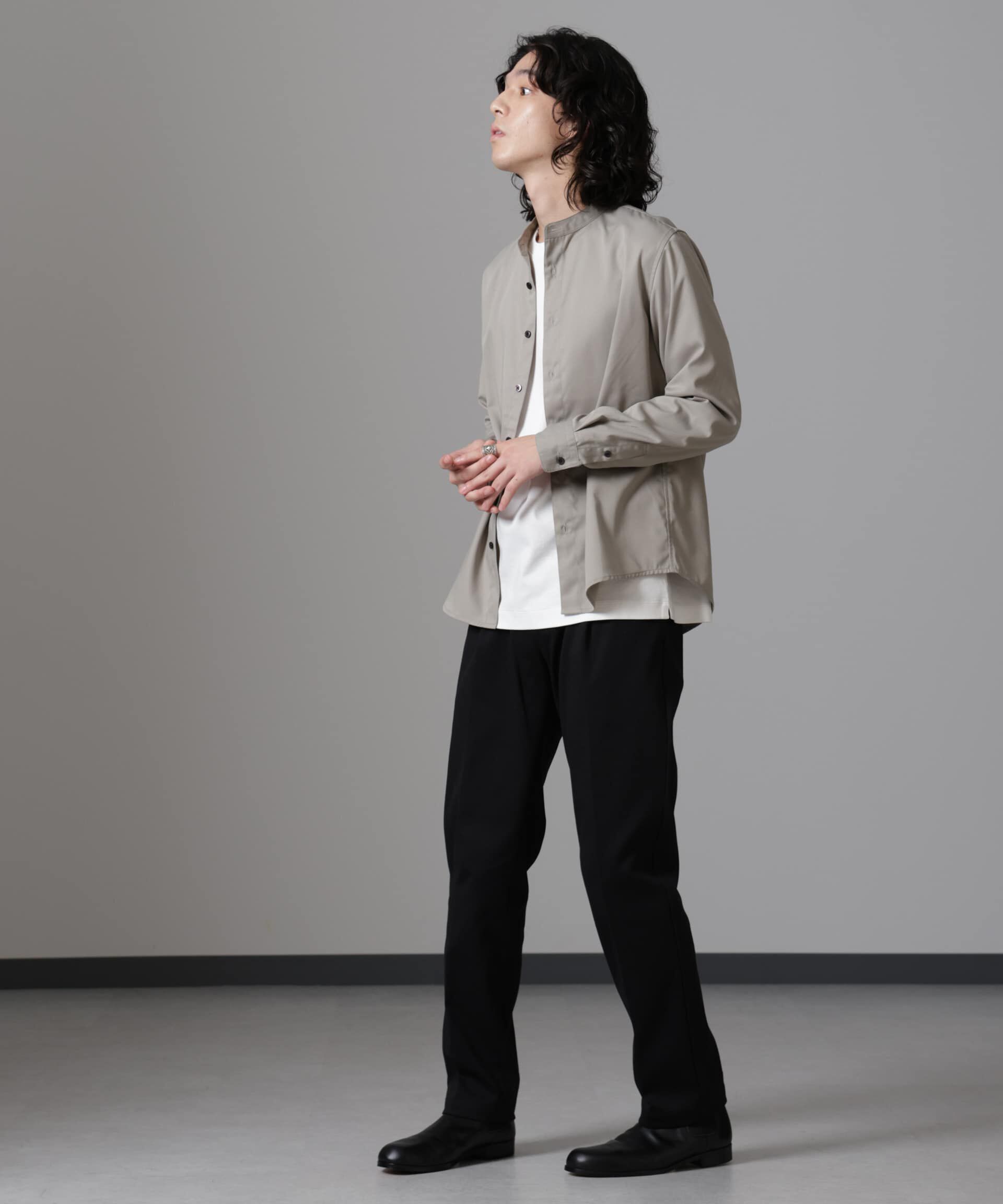 nano･universe「スタンダードバンドカラーシャツ/長袖」|シャツ・ブラウス|