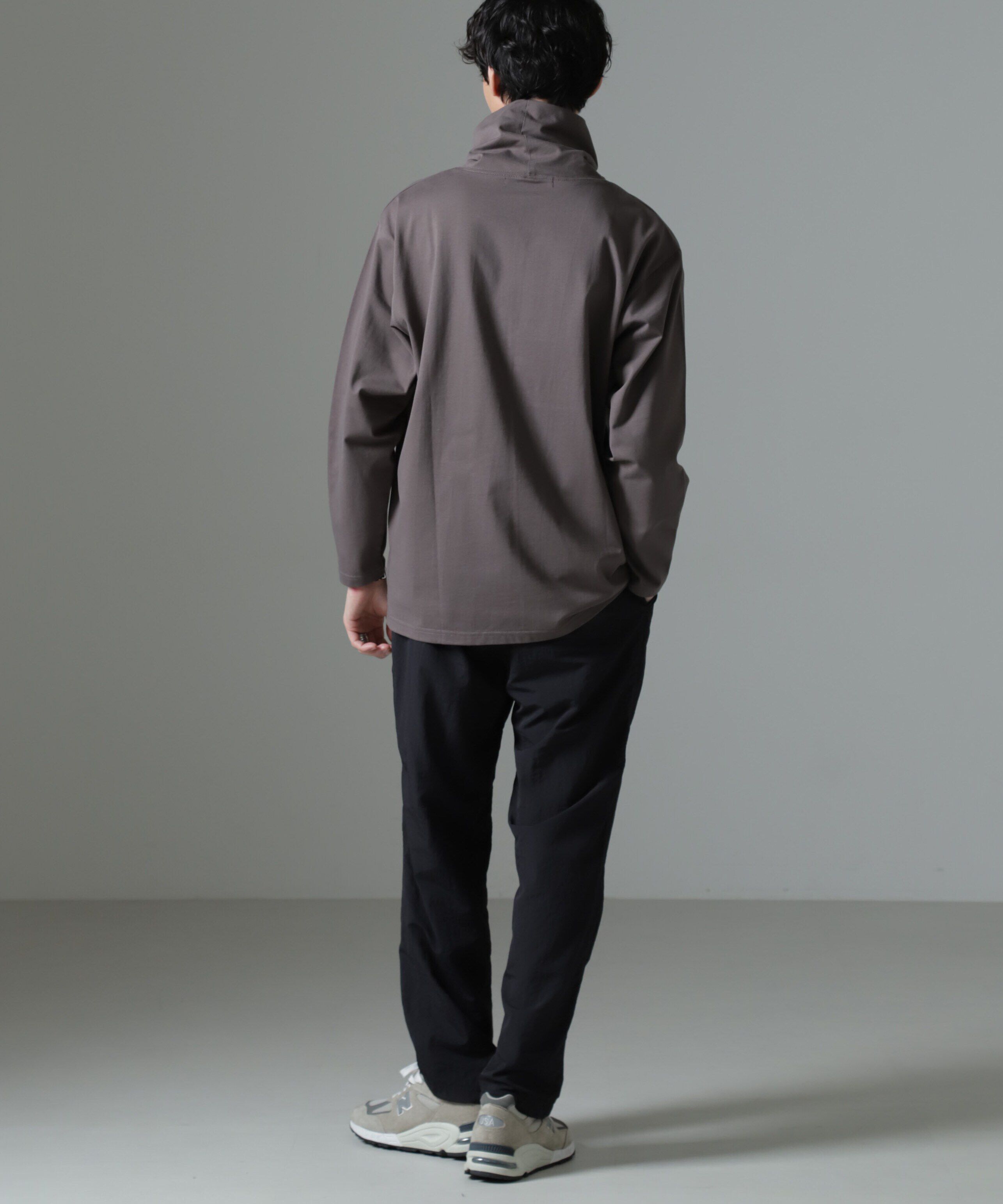 nano･universe「WEB限定/ボリュームハイネックプルオーバー 長袖」|Tシャツ・カットソー|