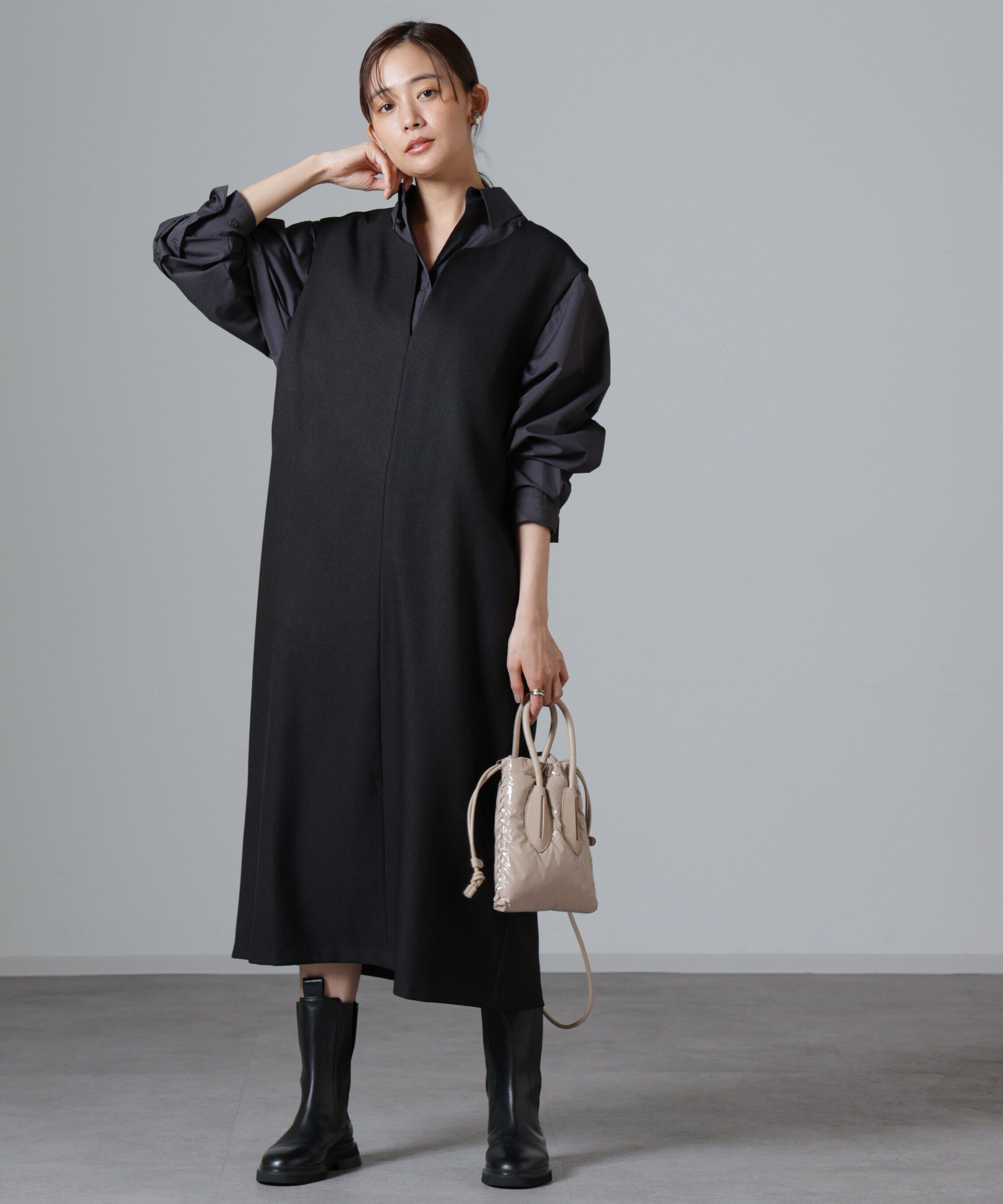 nano･universe「ジレワンピース」|ワンピース|ブラック