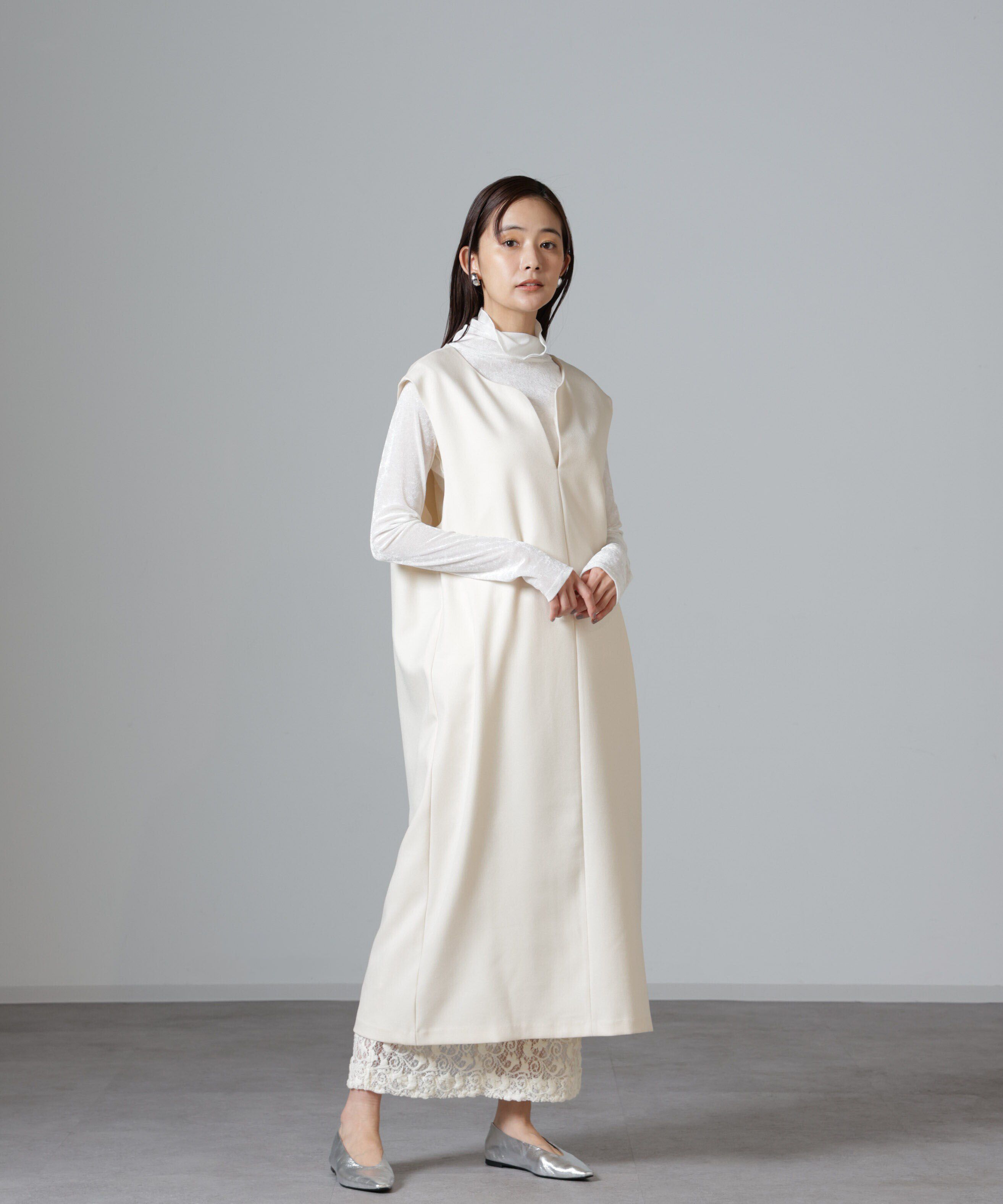 nano･universe「ジレワンピース」|ワンピース|アイボリー7