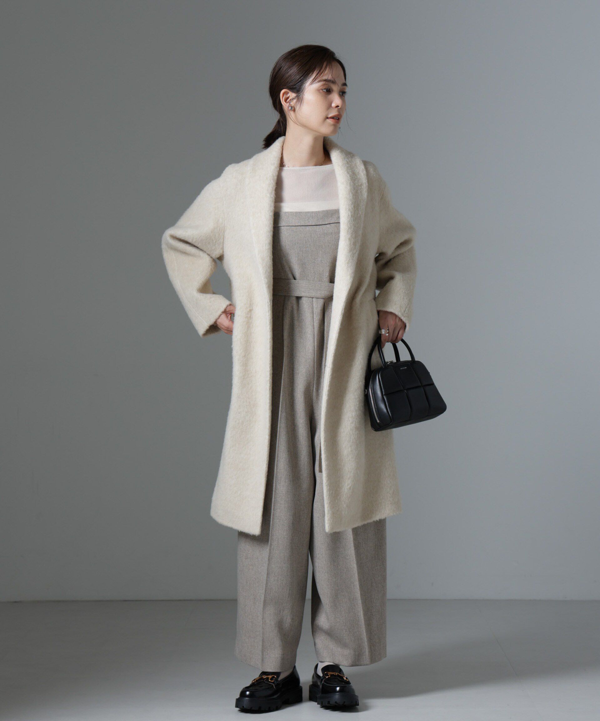 nano･universe「LA TORREシャギーコート」|その他|アイボリー7