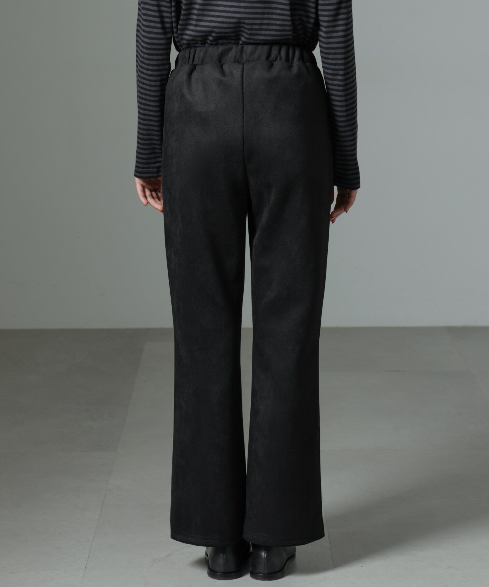 nano･universe「カットスエードパンツ(セットアップ可)」|チノ|