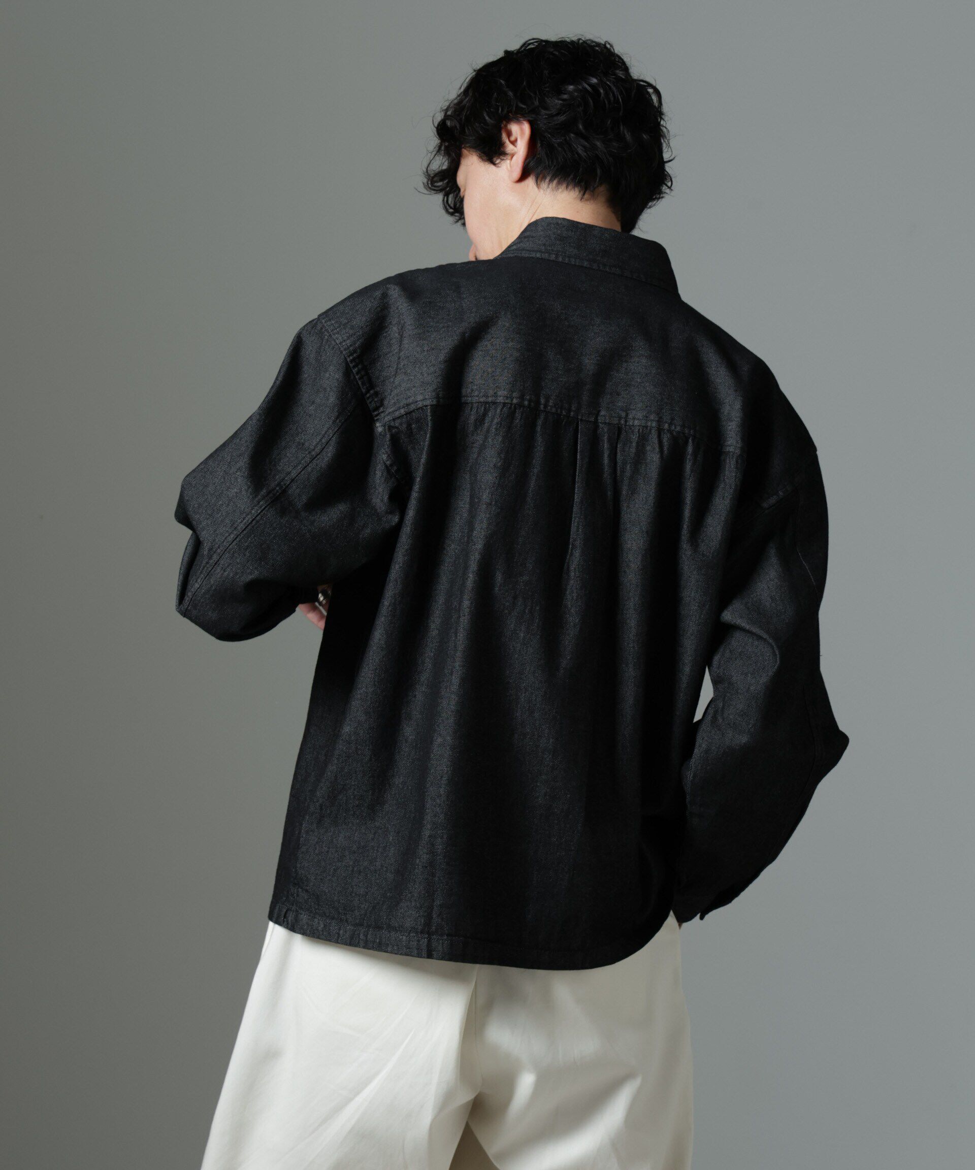 nano･universe「NORMANBROS別注 ワイドポケット デニムシャツ」|シャツ・ブラウス|