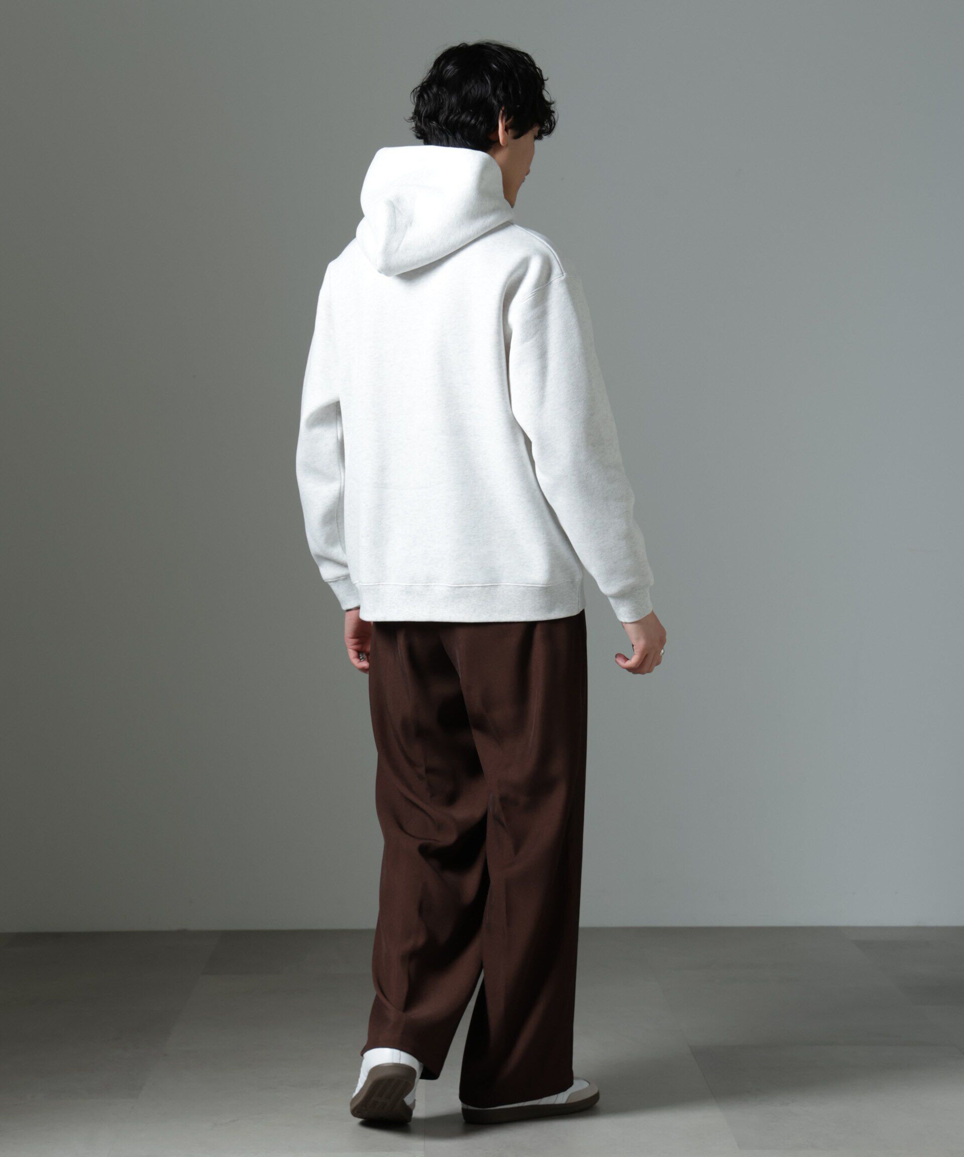 nano･universe「ナノベア 裏起毛フーディー 長袖 2」|Tシャツ・カットソー|