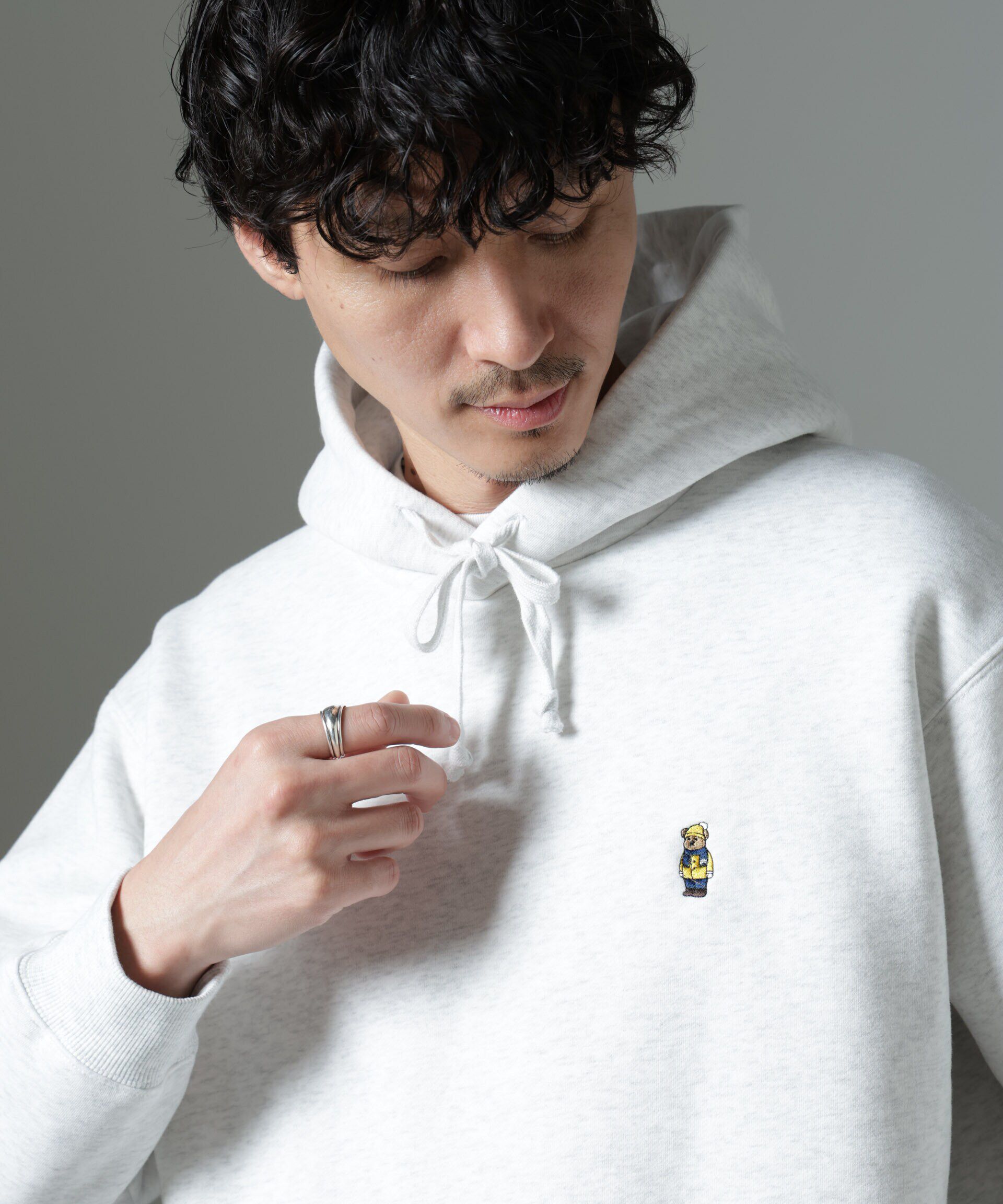 nano･universe「ナノベア 裏起毛フーディー 長袖 2」|Tシャツ・カットソー|