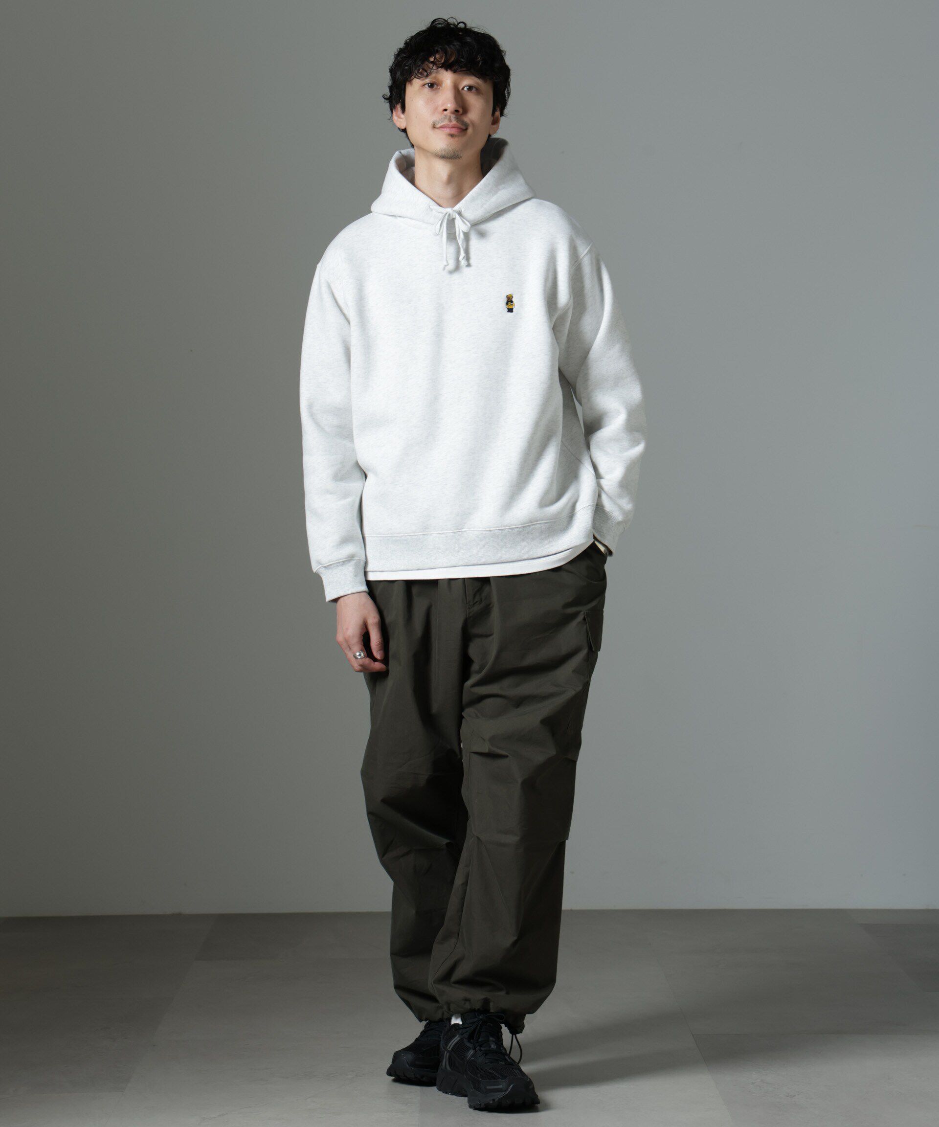 nano･universe「ナノベア 裏起毛フーディー 長袖 2」|Tシャツ・カットソー|