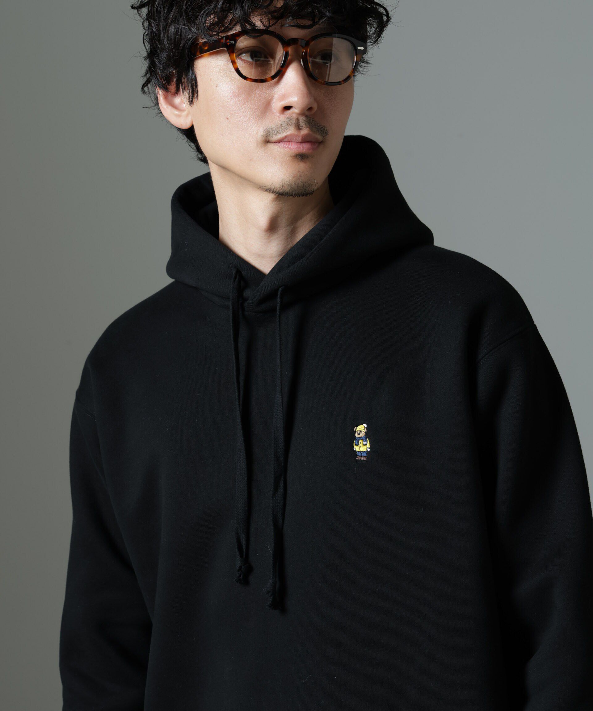 nano･universe「ナノベア 裏起毛フーディー 長袖 2」|Tシャツ・カットソー|パターン43