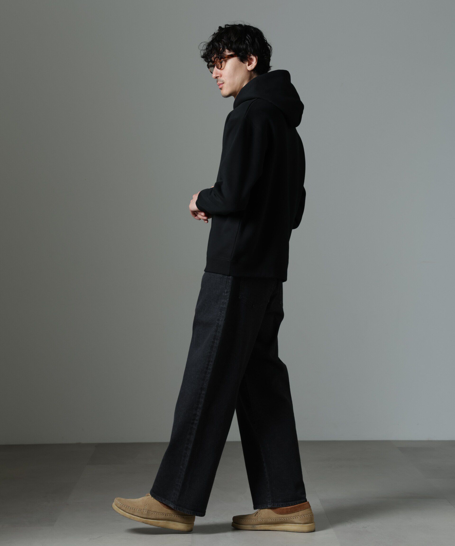 nano･universe「ナノベア 裏起毛フーディー 長袖 2」|Tシャツ・カットソー|