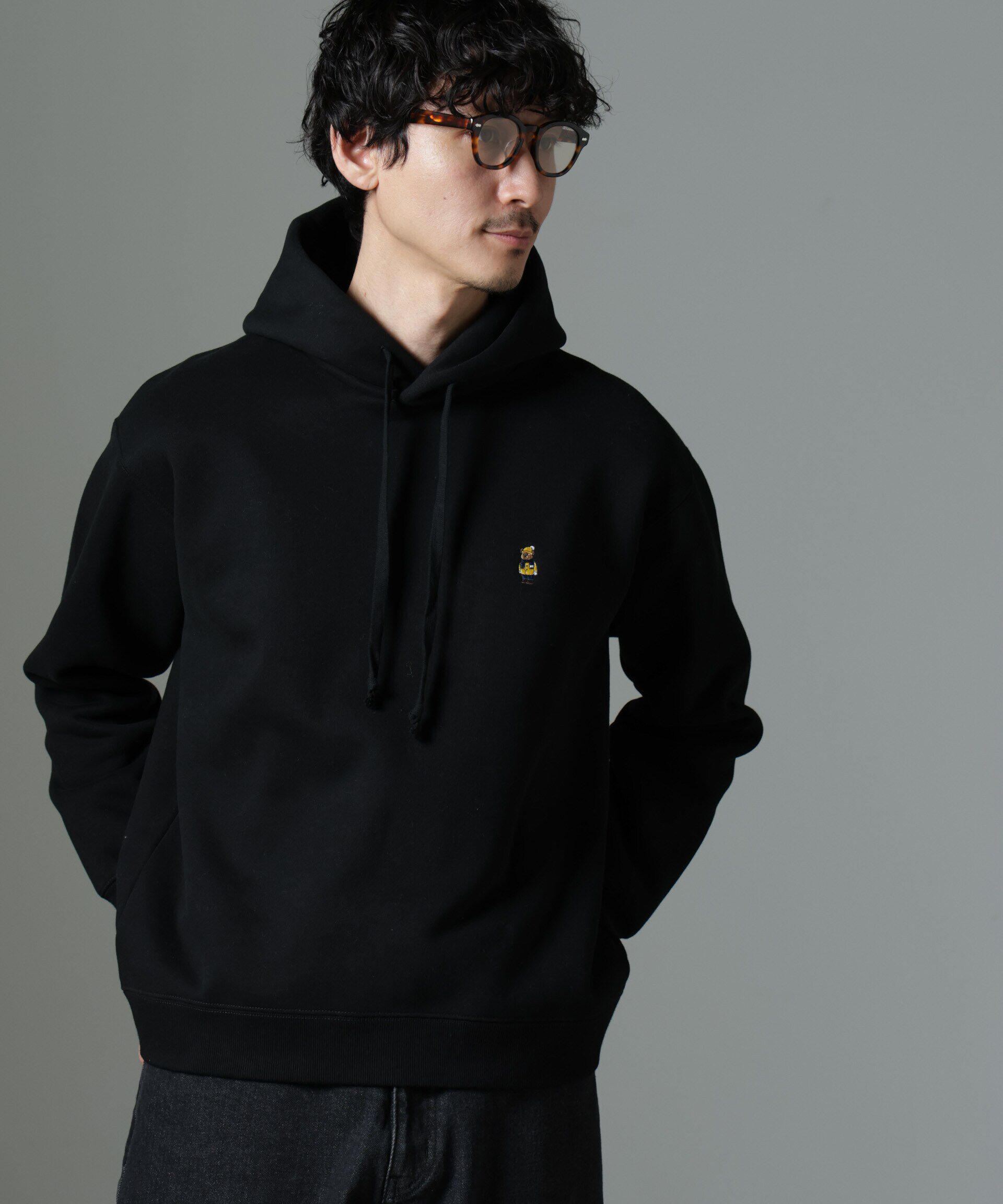 nano･universe「ナノベア 裏起毛フーディー 長袖 2」|Tシャツ・カットソー|