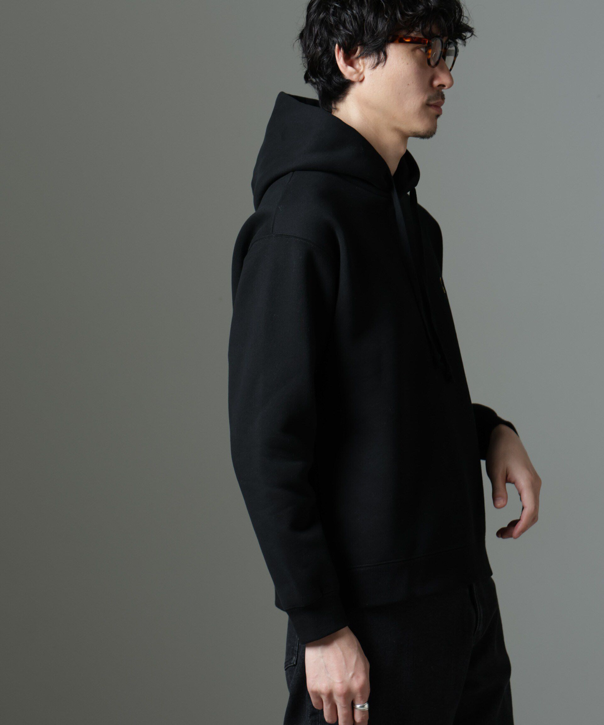 nano･universe「ナノベア 裏起毛フーディー 長袖 2」|Tシャツ・カットソー|