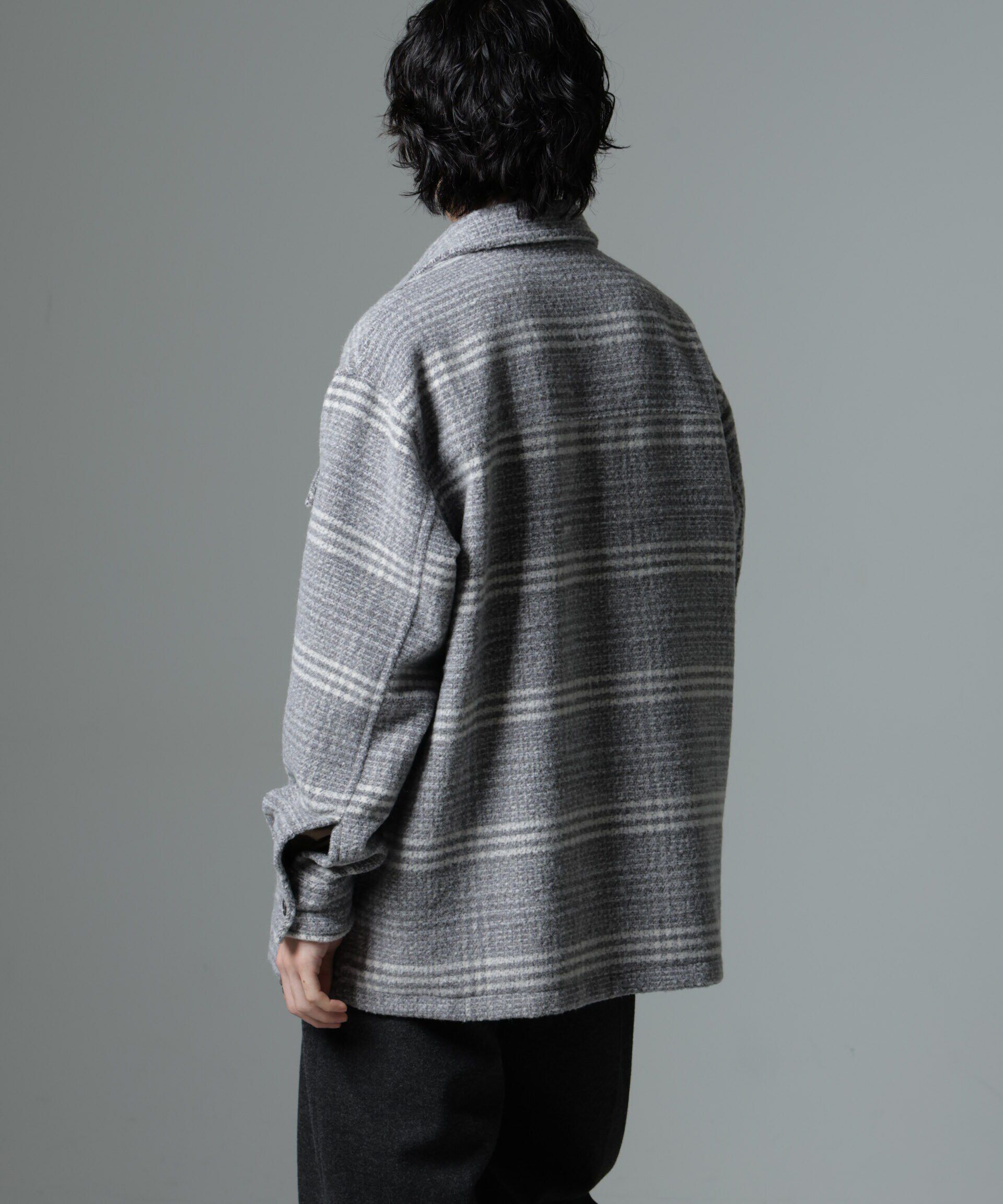 nano･universe「スライバーライクシャギーシャツブルゾン」|ブルゾン・スタジャン|