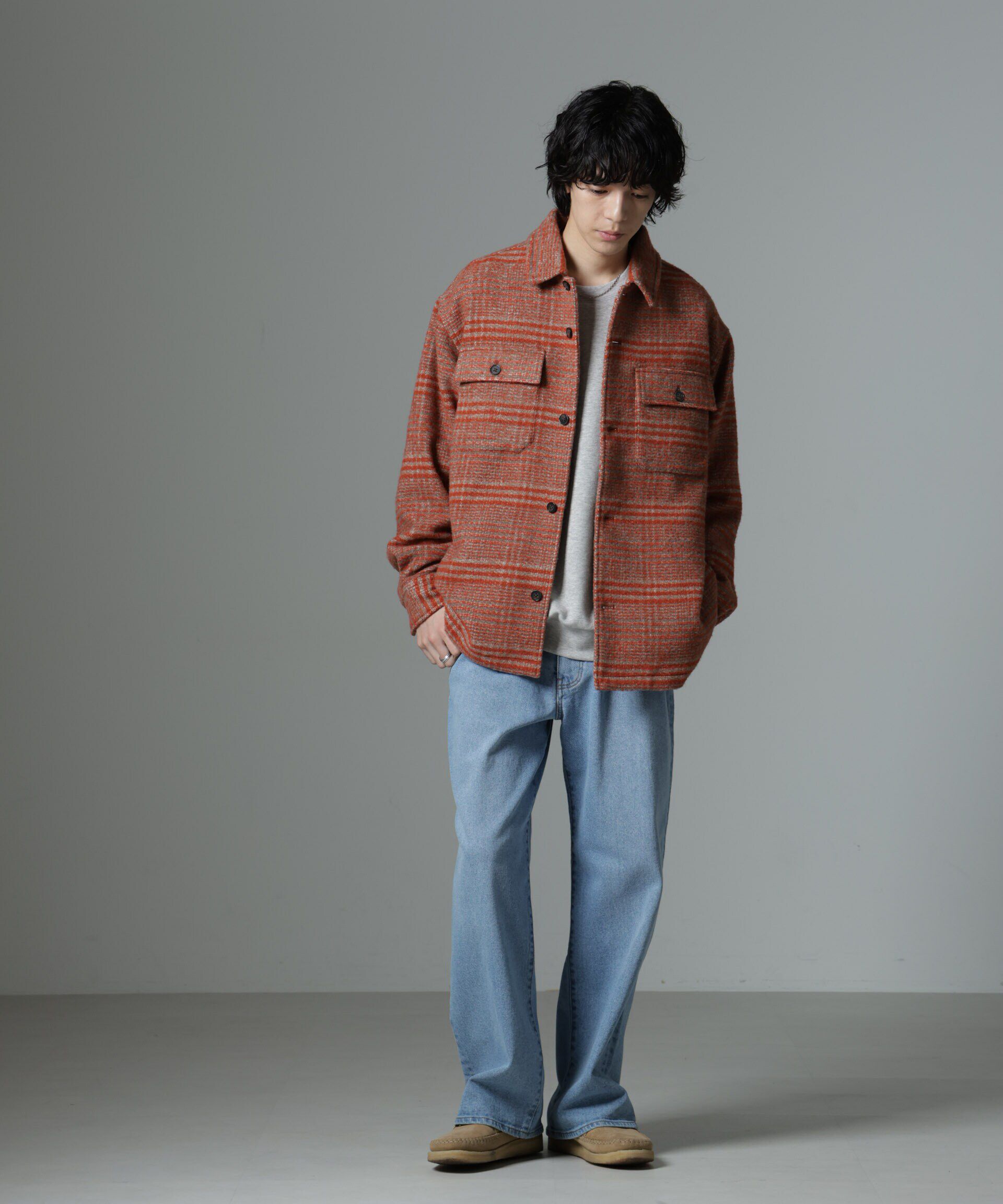 nano･universe「スライバーライクシャギーシャツブルゾン」|ブルゾン・スタジャン|