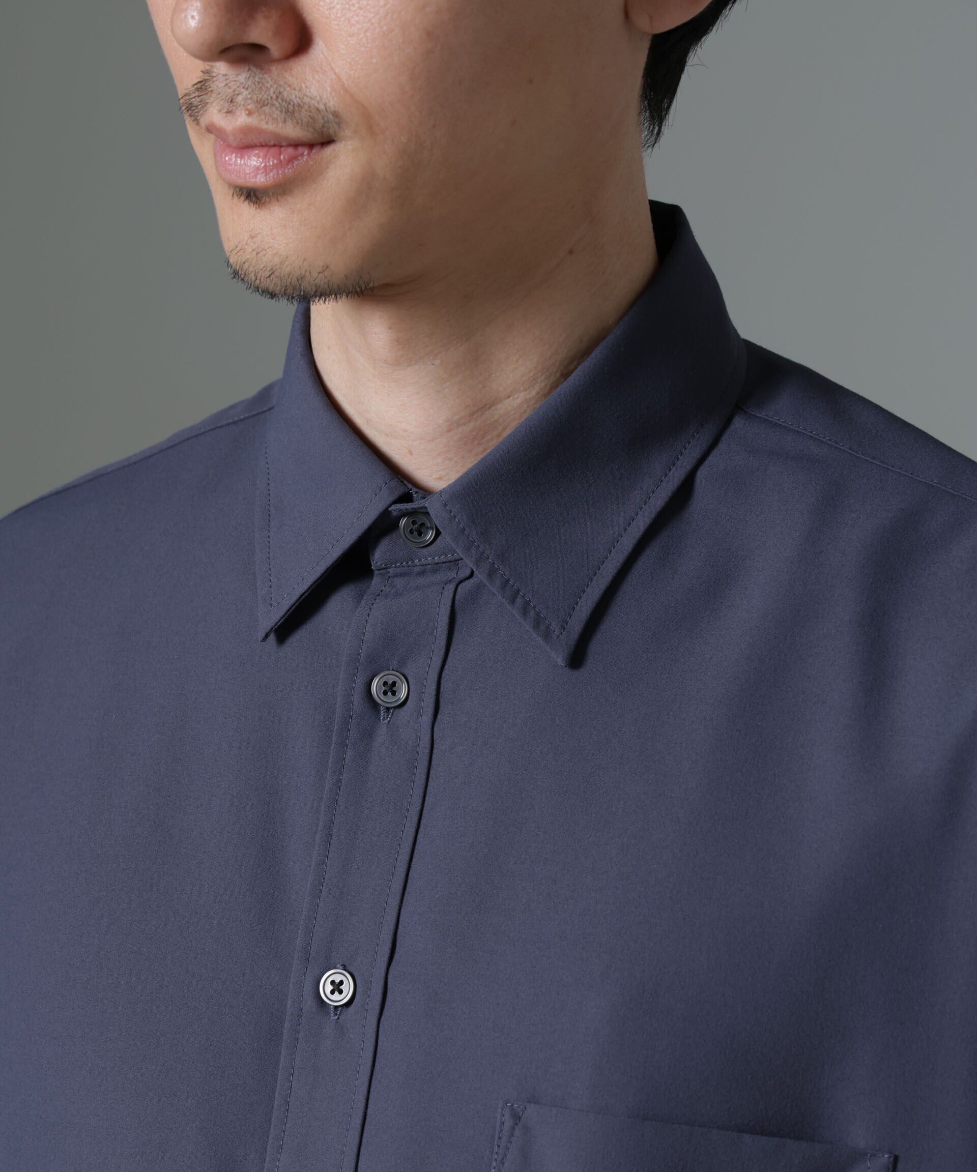 nano･universe「AMATA コットンタッチレギュラーカラーシャツ」|シャツ・ブラウス|