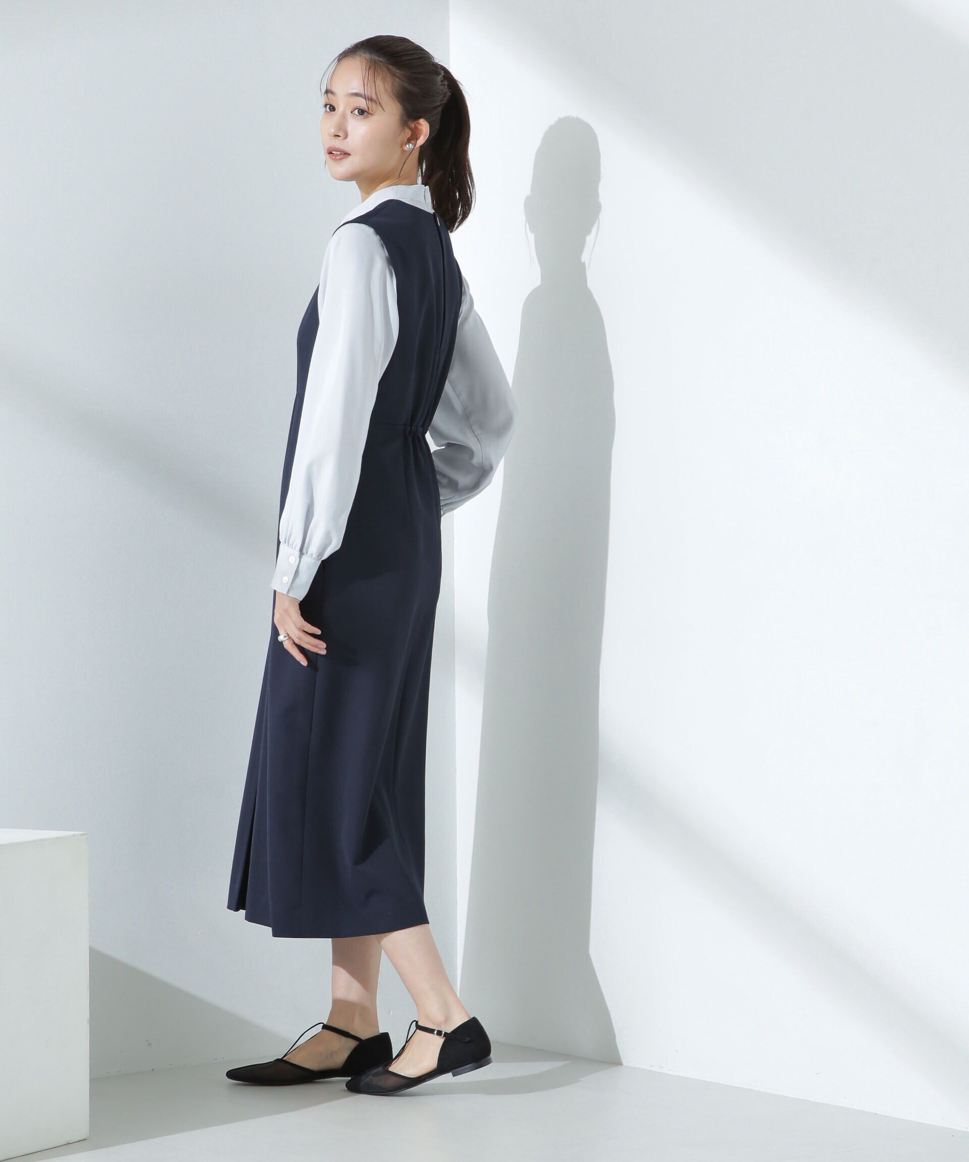 nano･universe「モダールピーチブラウス」|シャツ・ブラウス|