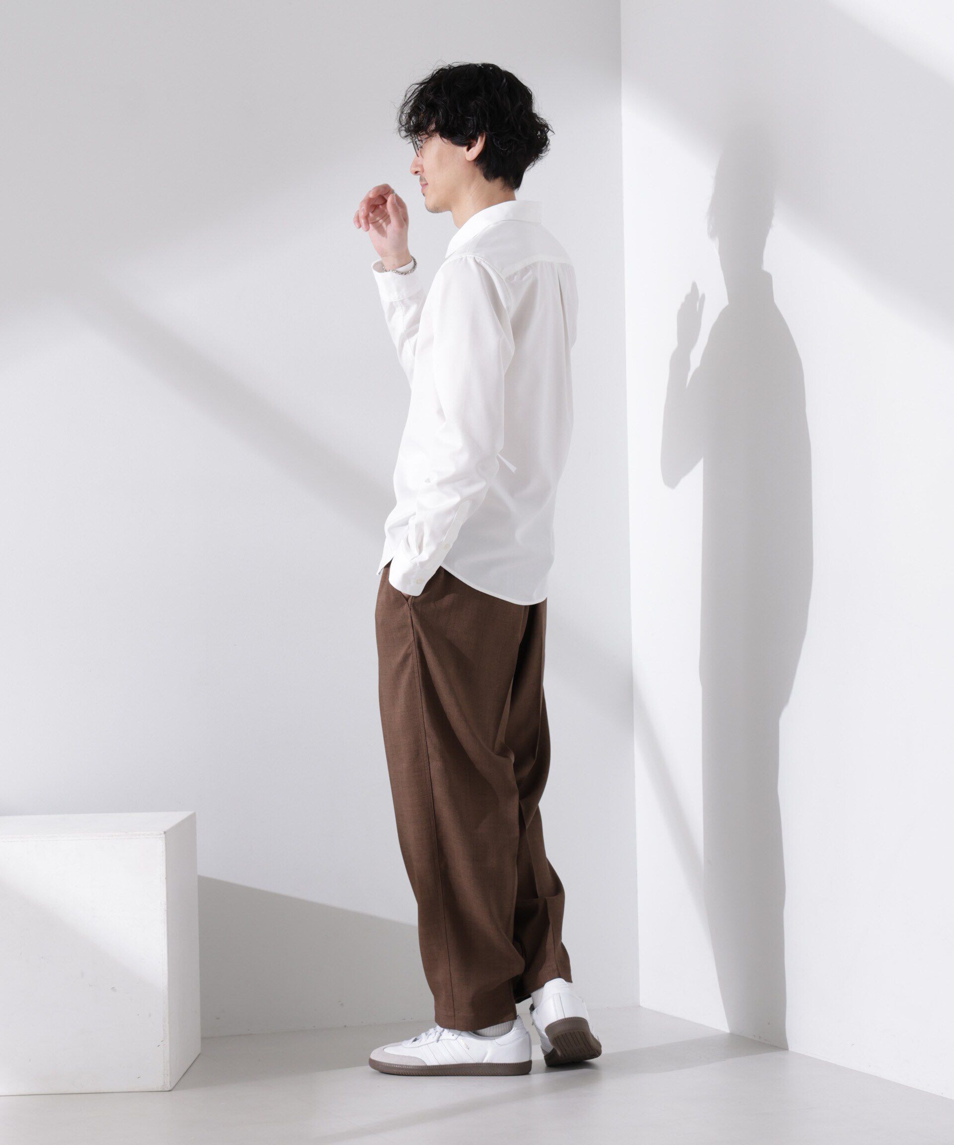 nano･universe「スタンダードレギュラーカラーシャツ/長袖」|シャツ・ブラウス|