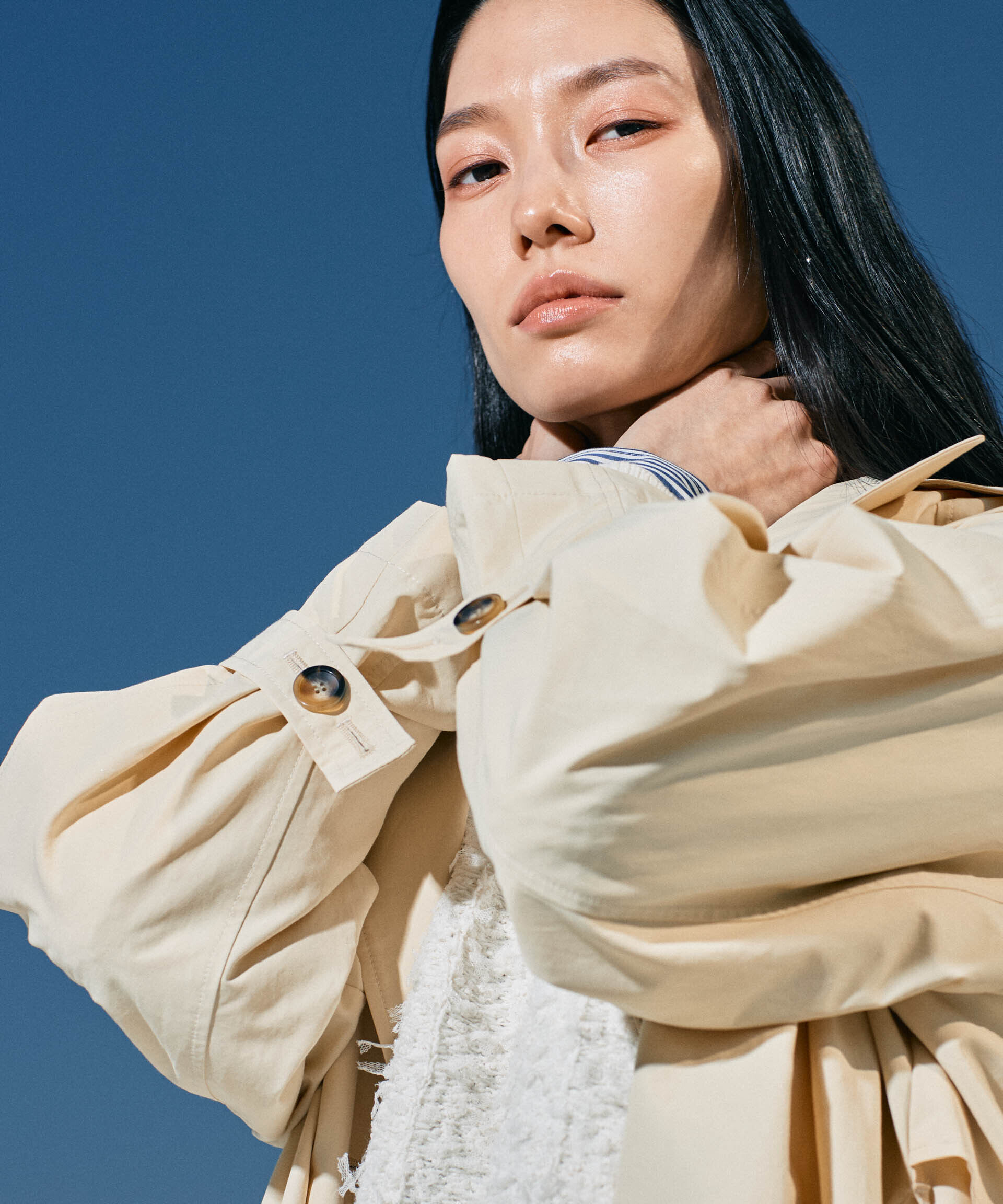 nano･universe「撥水加工コットンナイロンバックギャザーコート」|その他|