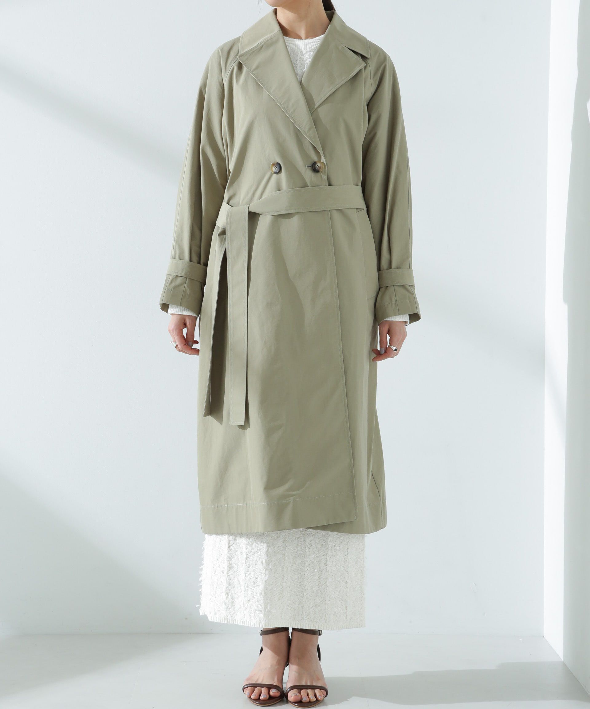 nano･universe「撥水加工コットンナイロンバックギャザーコート」|その他|