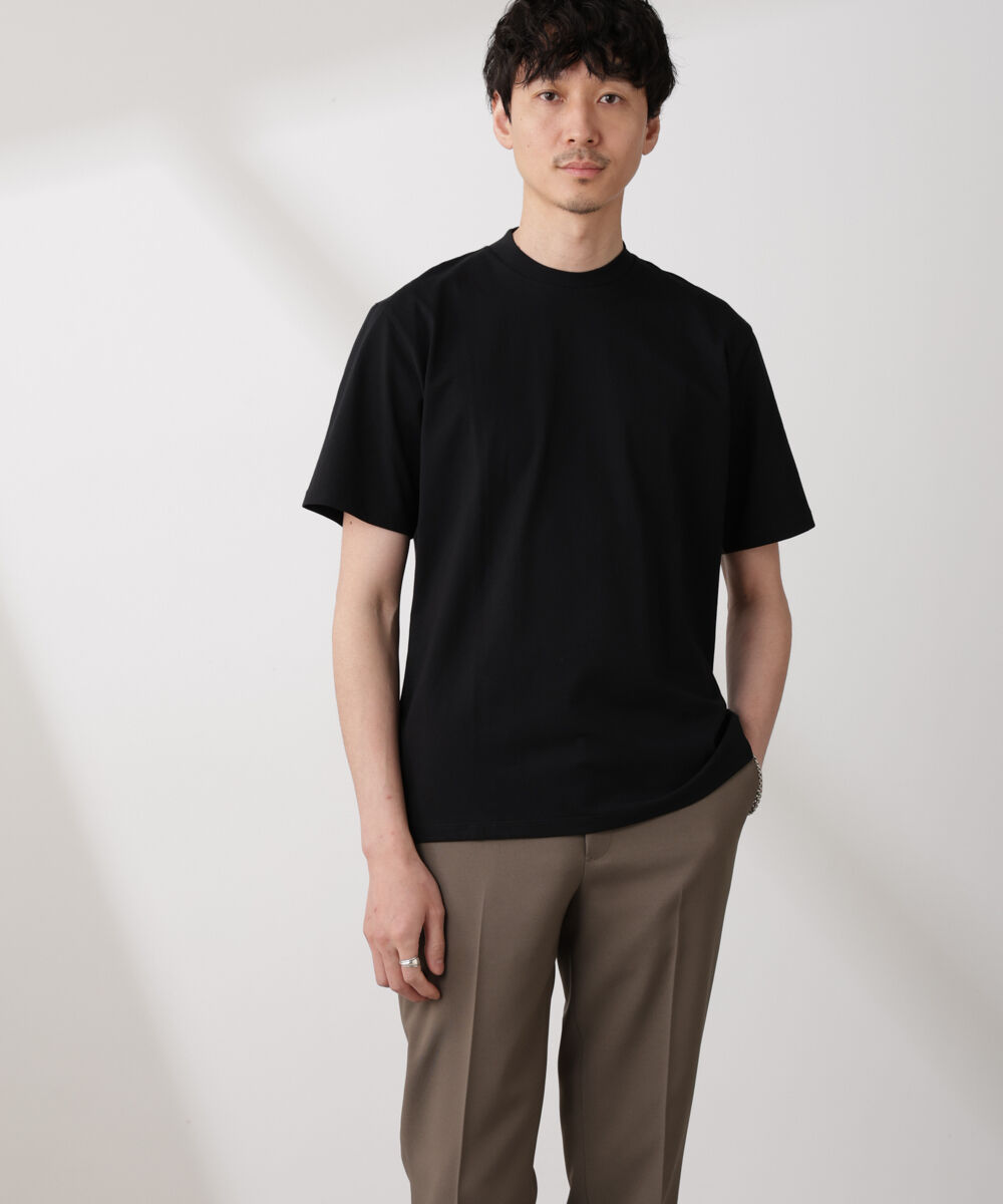 nano･universe「ジャケT(R) クルーネック 半袖」|Tシャツ・カットソー|