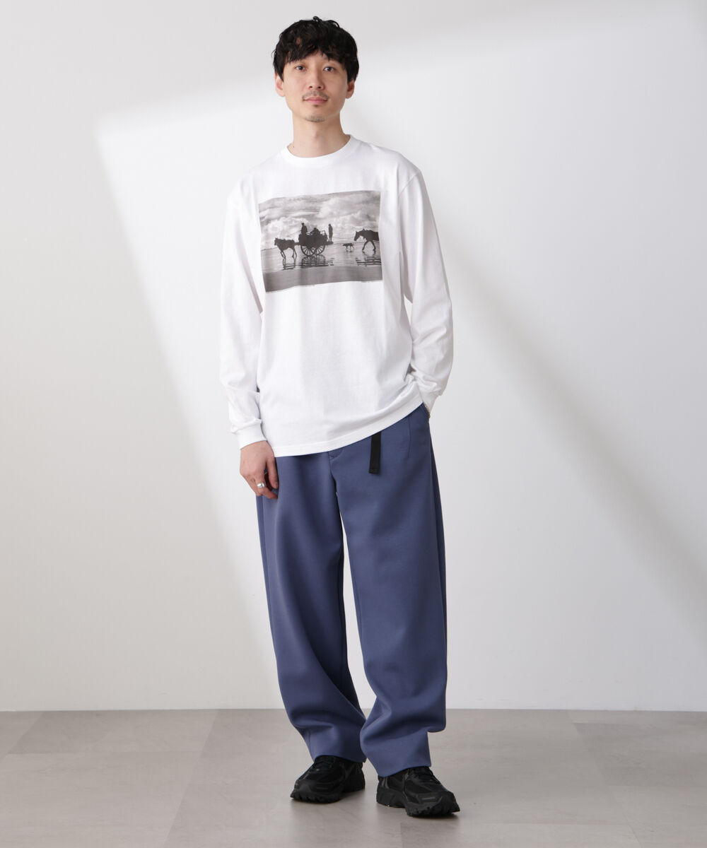 nano･universe「「着るアート」Herbert List/Magnum Photos Tシャツ長袖FRANCE」|Tシャツ・カットソー|