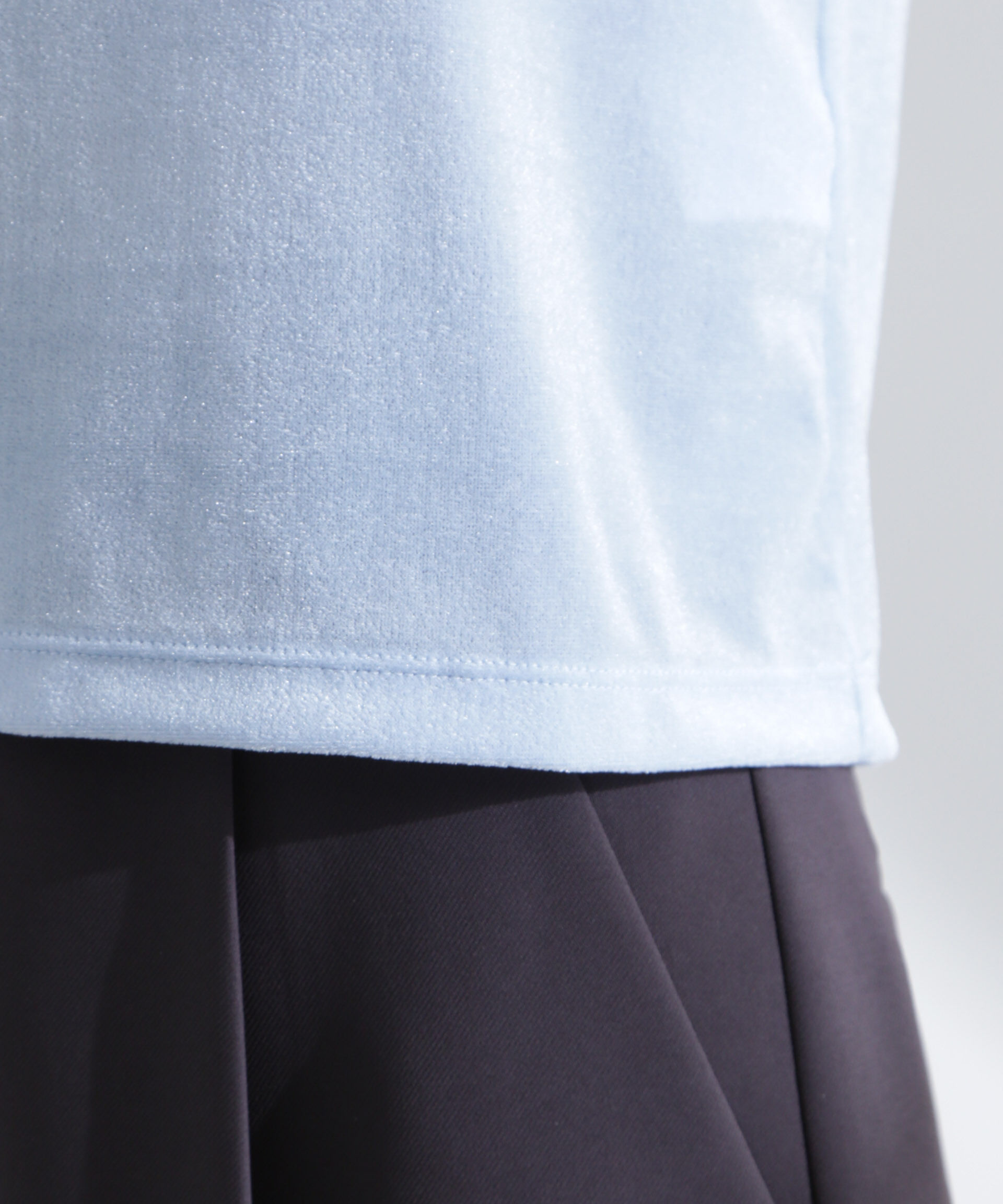 nano･universe「シアーベロアコンパクトTシャツ」|Tシャツ・カットソー|