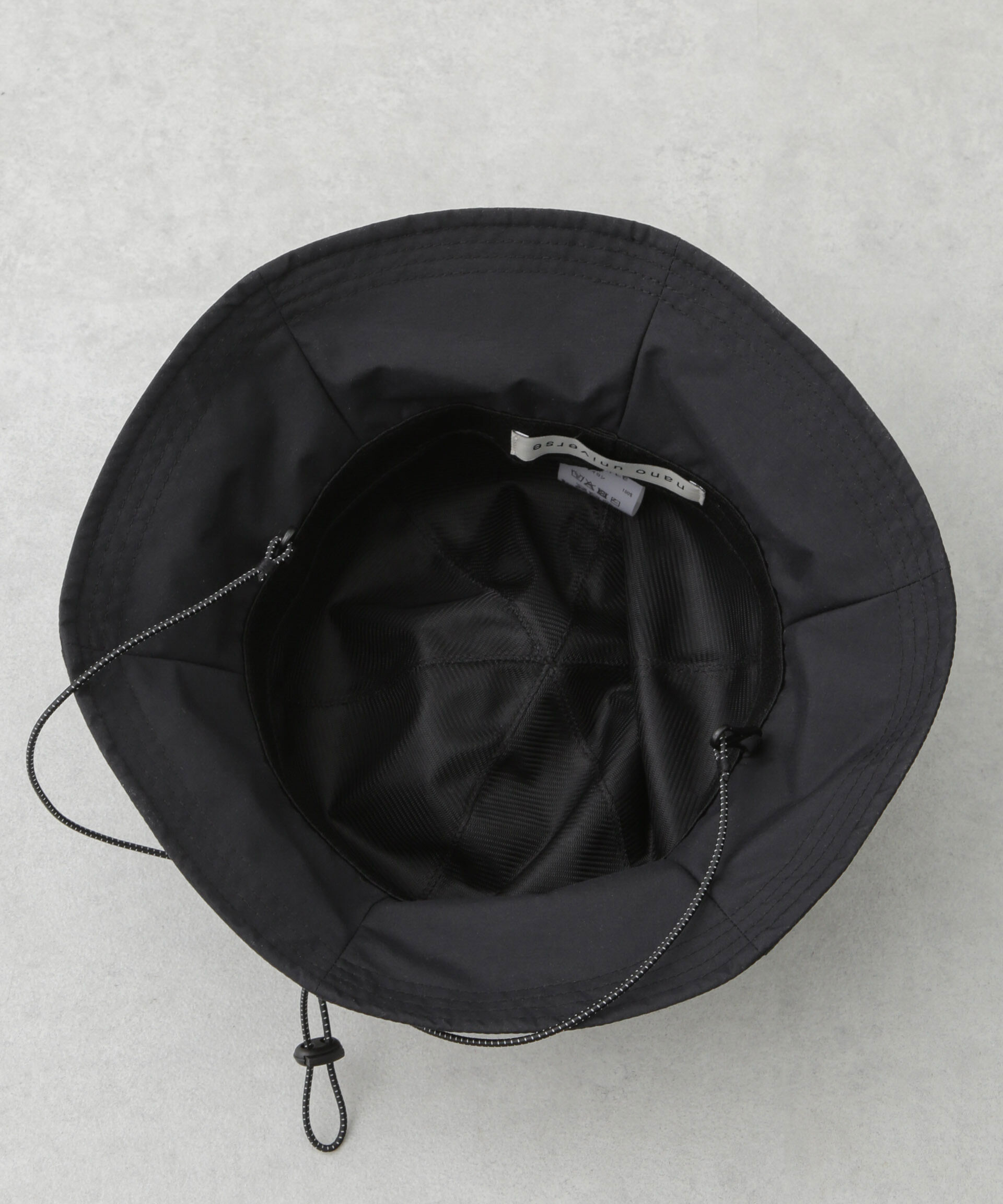 nano･universe「撥水加工ナイロンチューリップハット」|キャップ・キャスケット|