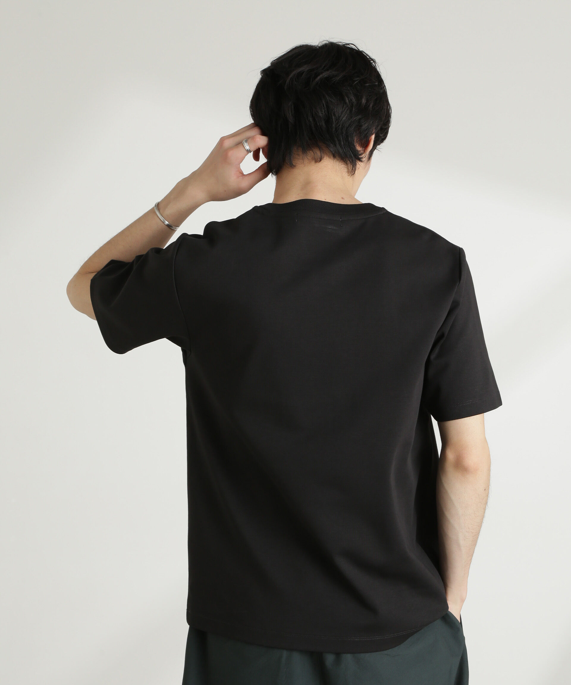 nano･universe「ダブルスムースクルーネックTシャツ 半袖」|Tシャツ・カットソー|