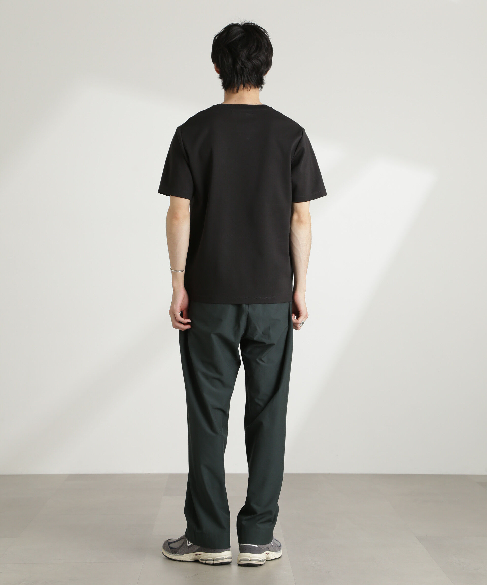 nano･universe「ダブルスムースクルーネックTシャツ 半袖」|Tシャツ・カットソー|